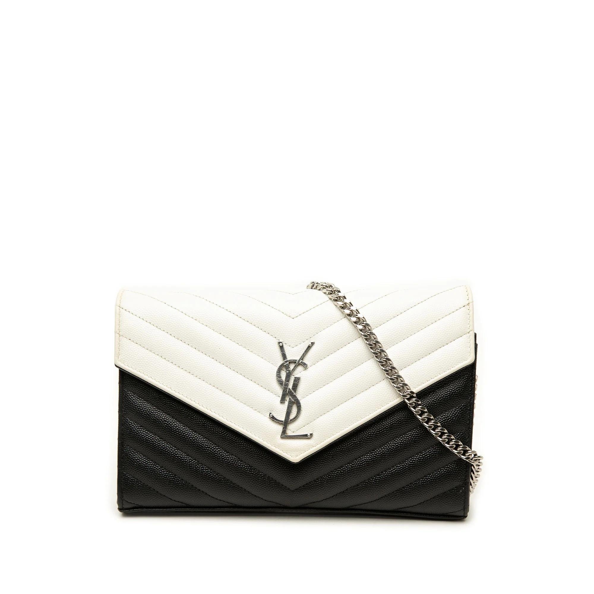 Envelope leather crossbody bag