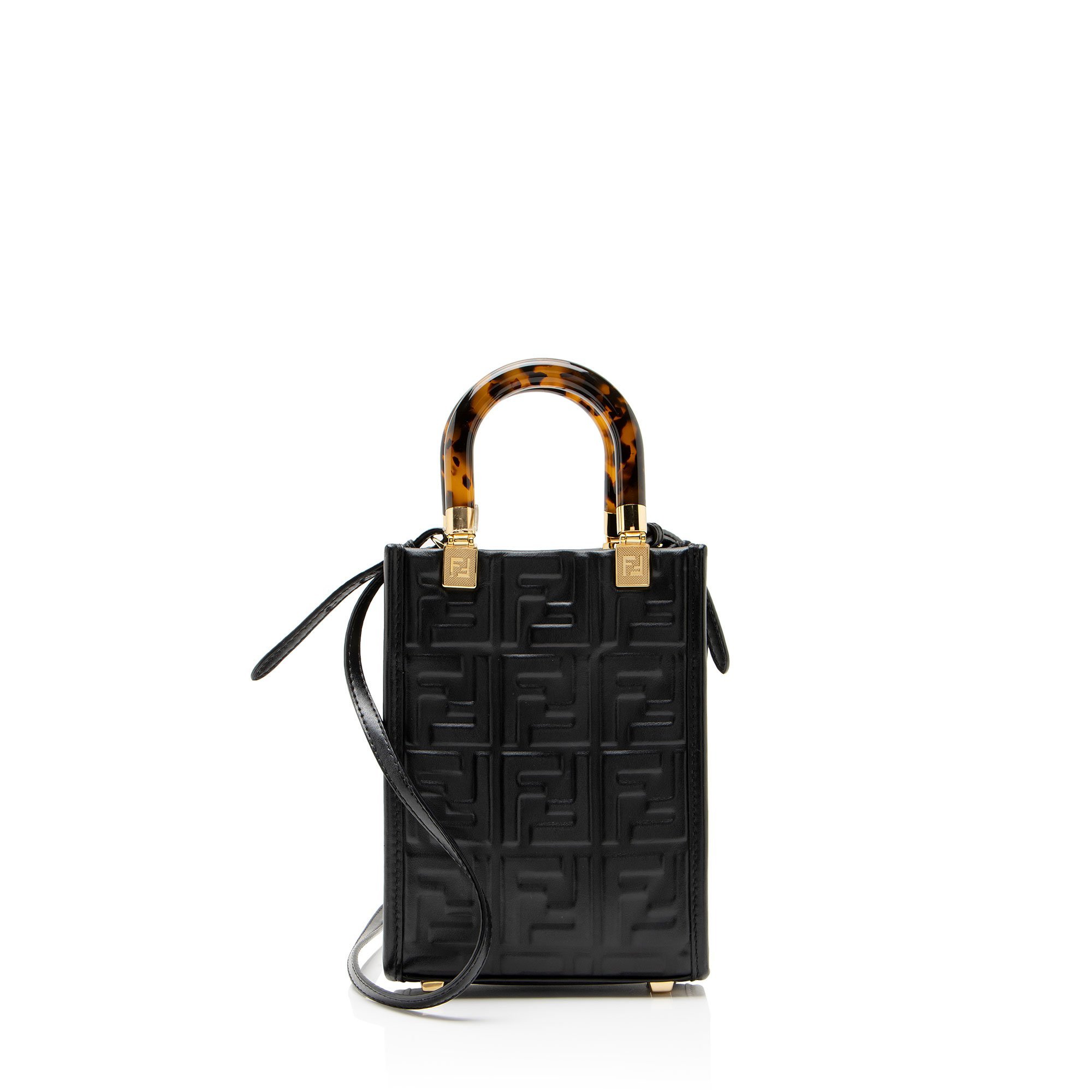 FF leather tote
