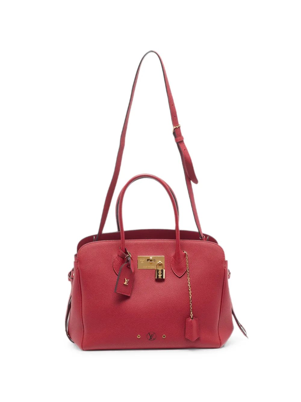 2018 MM Milla grained-leather tote bag 