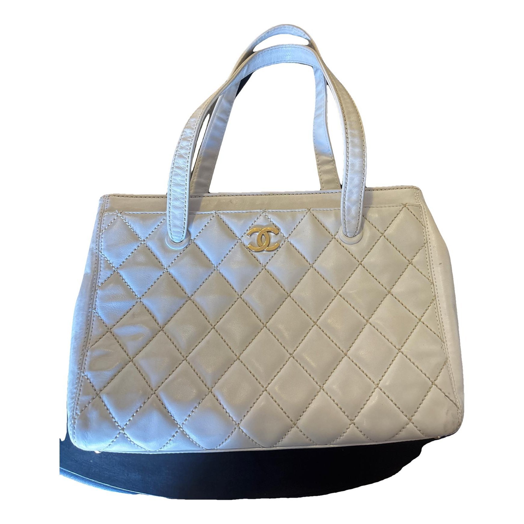 Executive leather tote