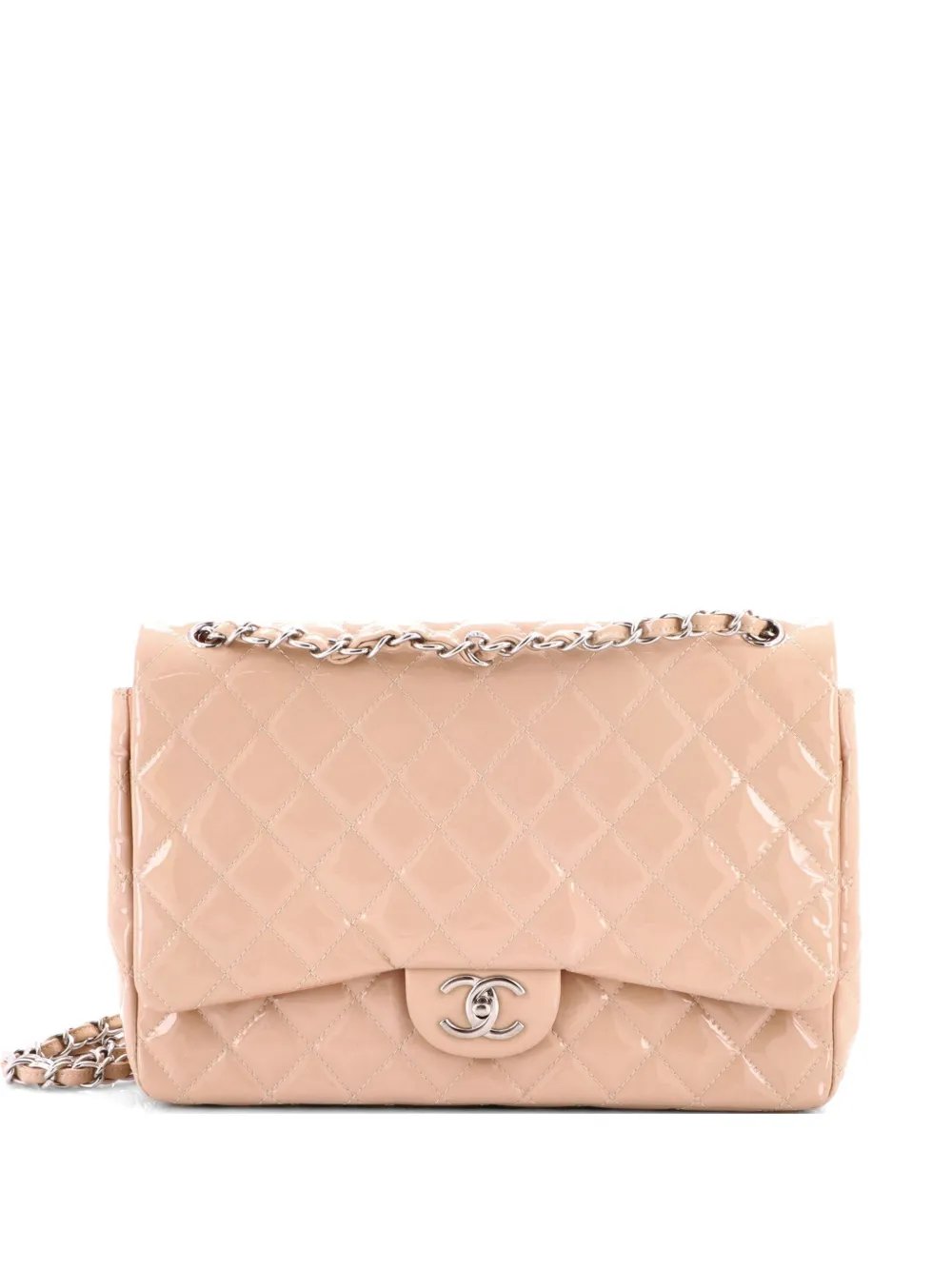 Classic Double Flap Bag Quilted Patent Maxi shoulder bag
