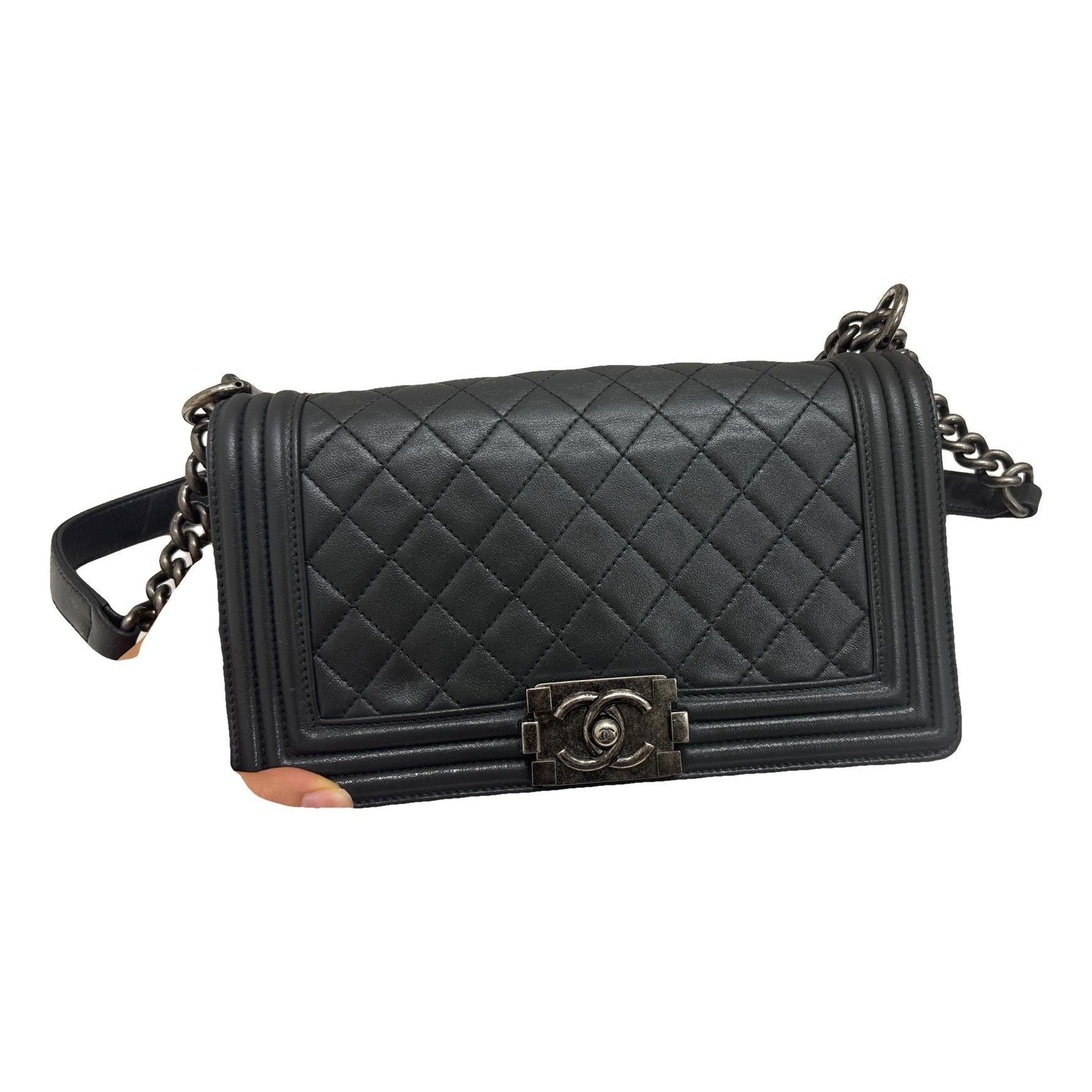 Boy pony-style calfskin crossbody bag