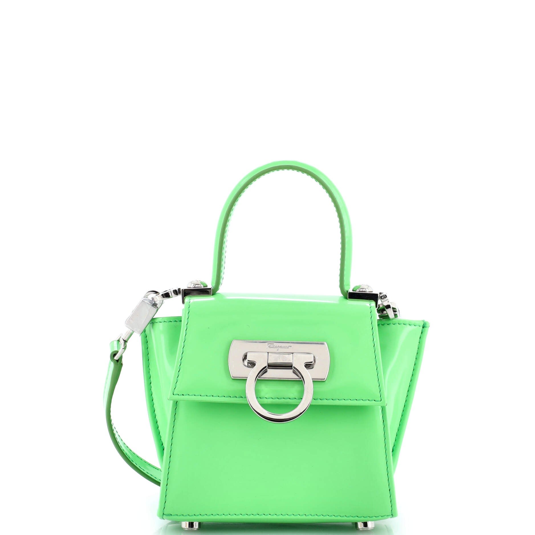 Iconic Top Handle Bag Leather Micro
