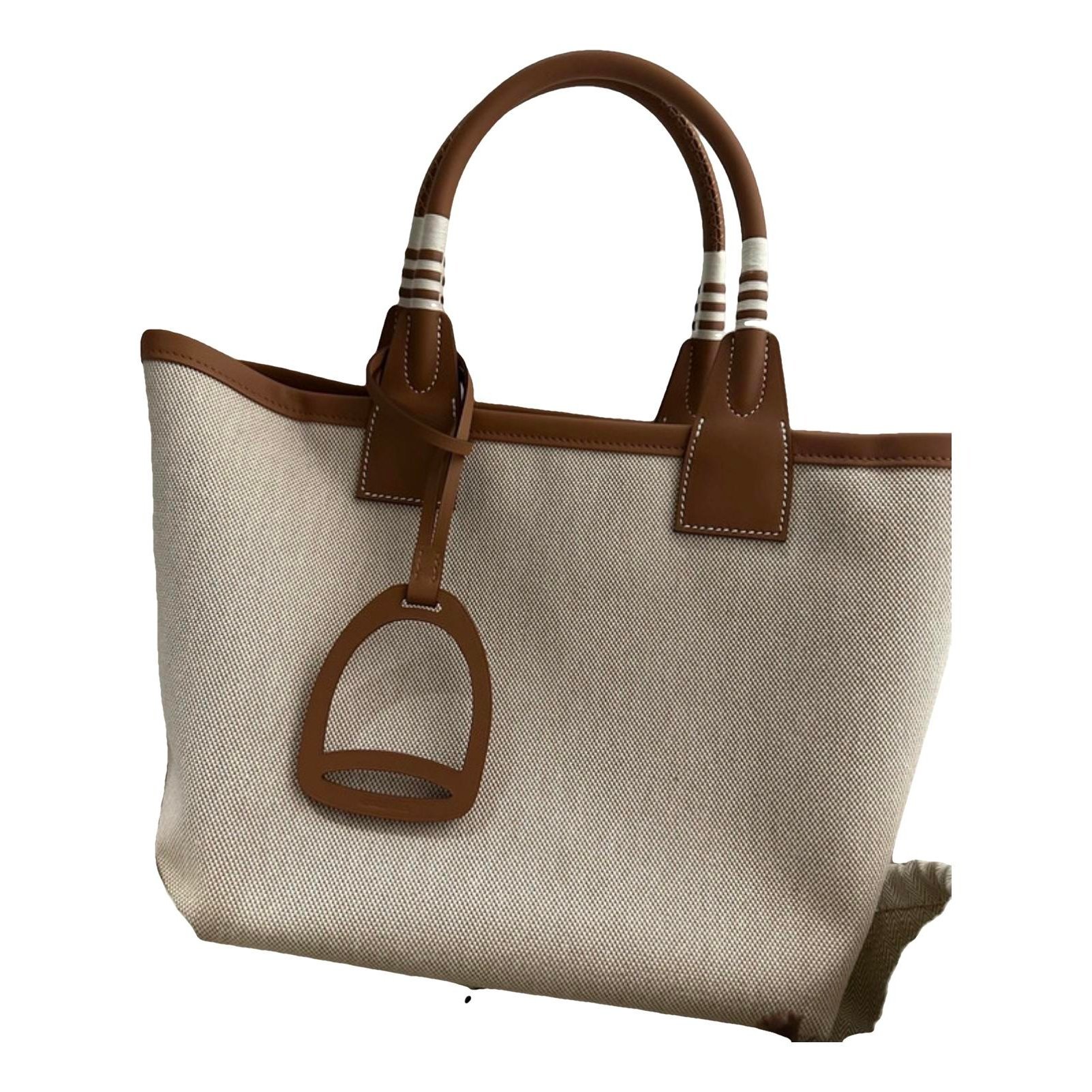Steeple Tote linen handbag