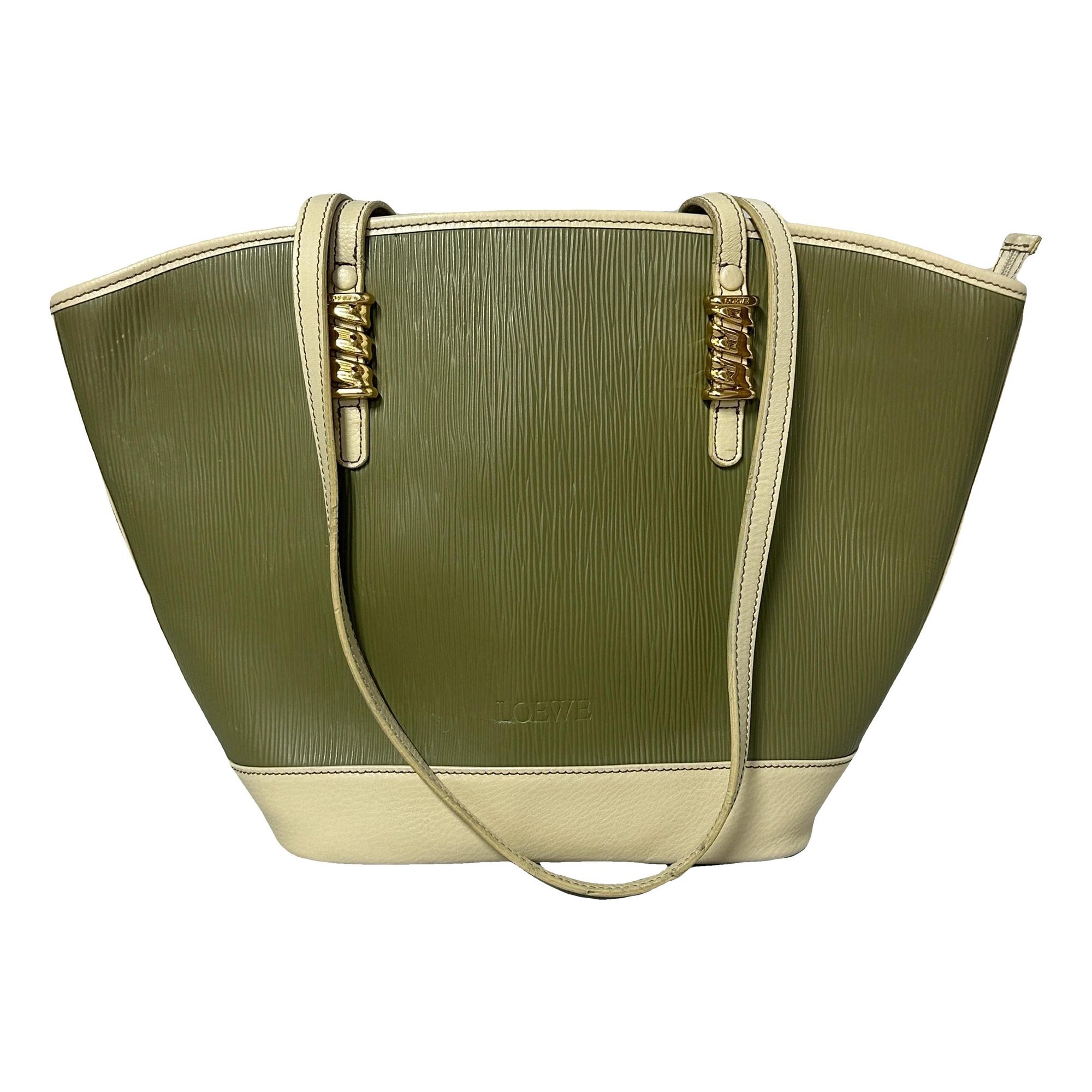 Leather tote