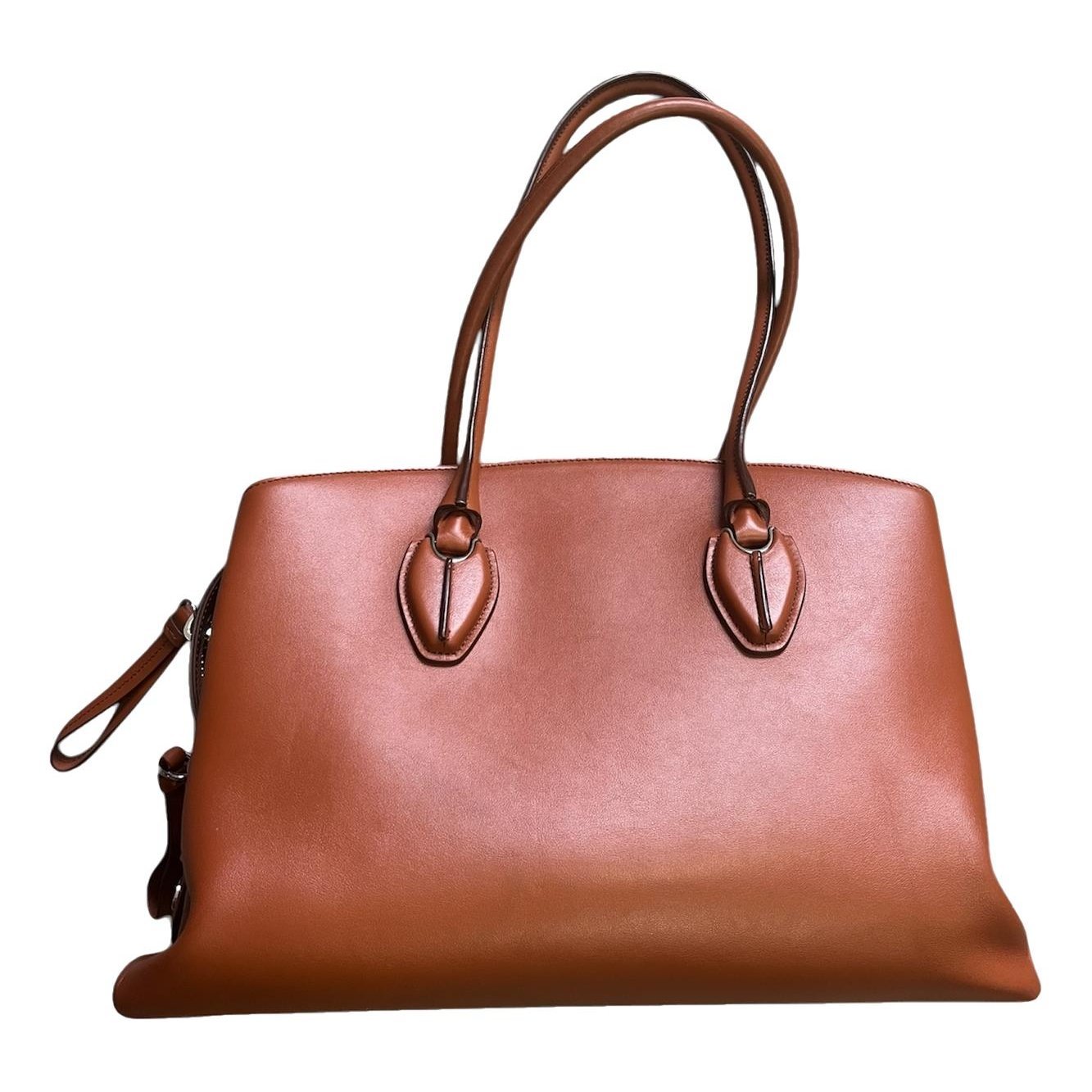 D Bag leather handbag
