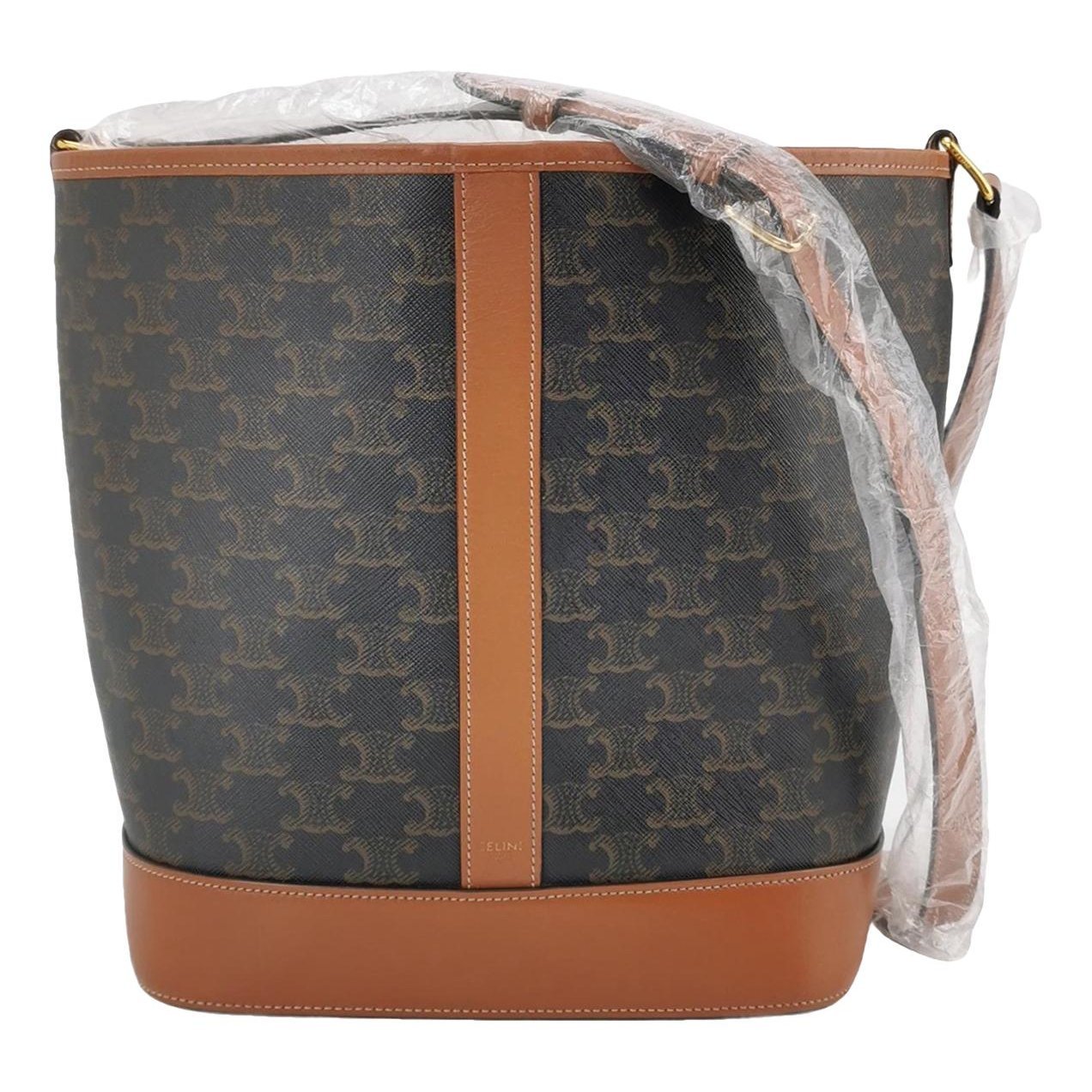 SAC SEAU leather handbag