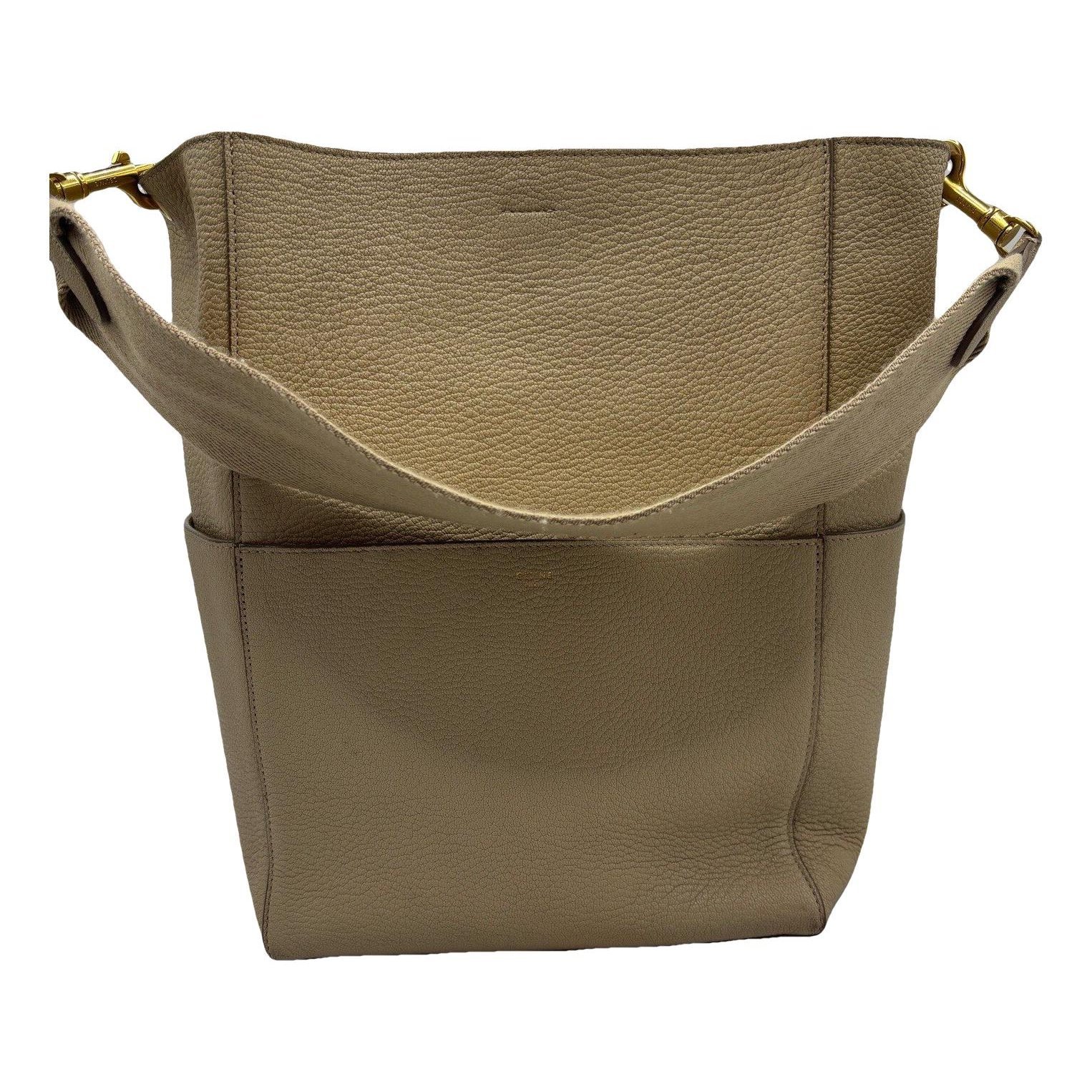 Seau Sangle leather tote