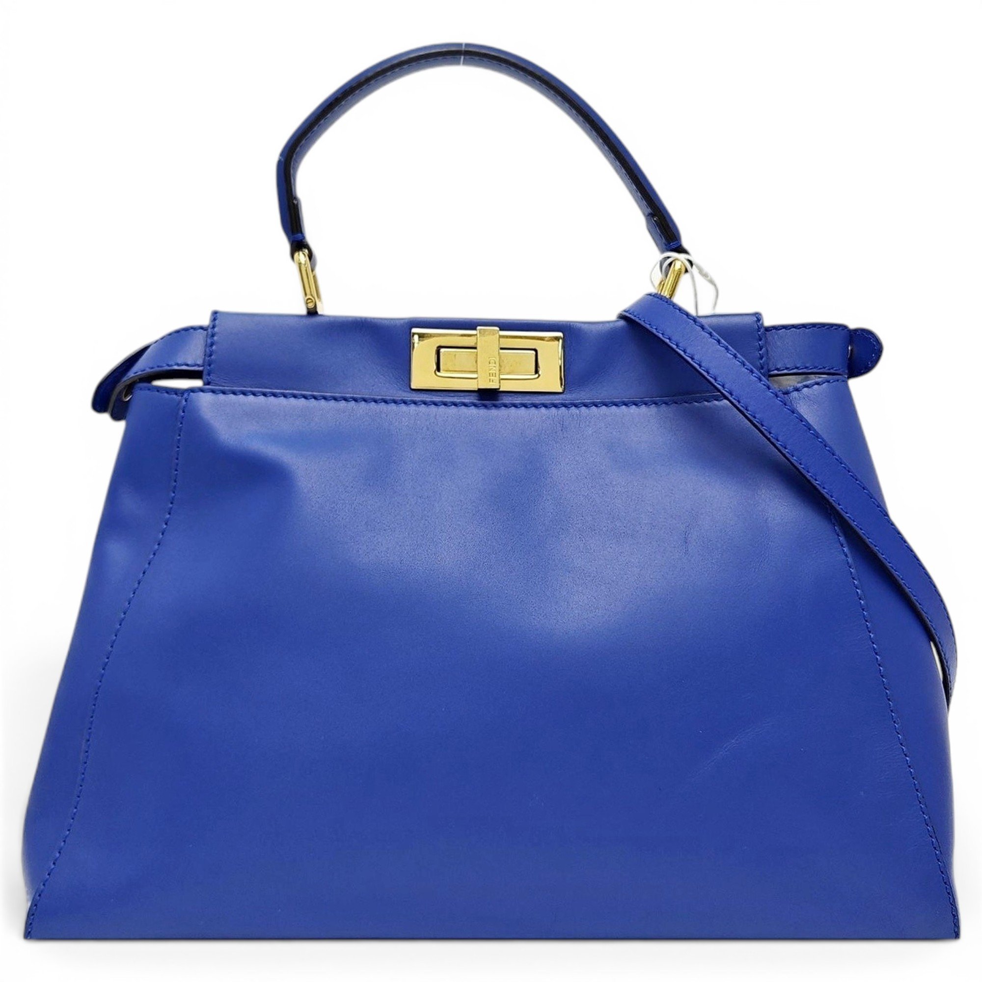 Peekaboo leather handbag