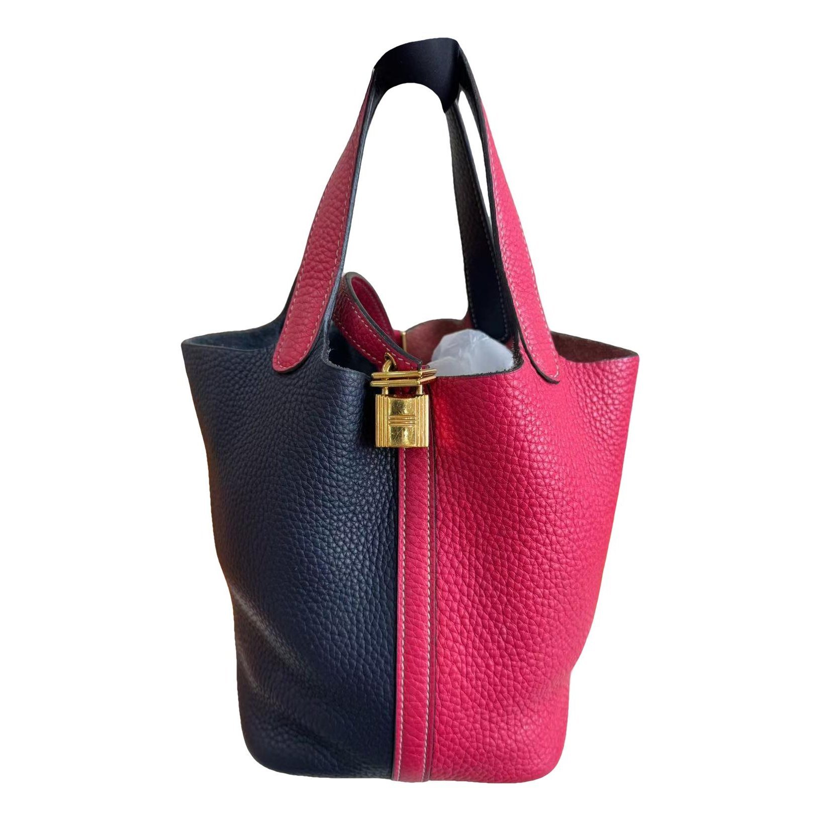 Picotin leather handbag