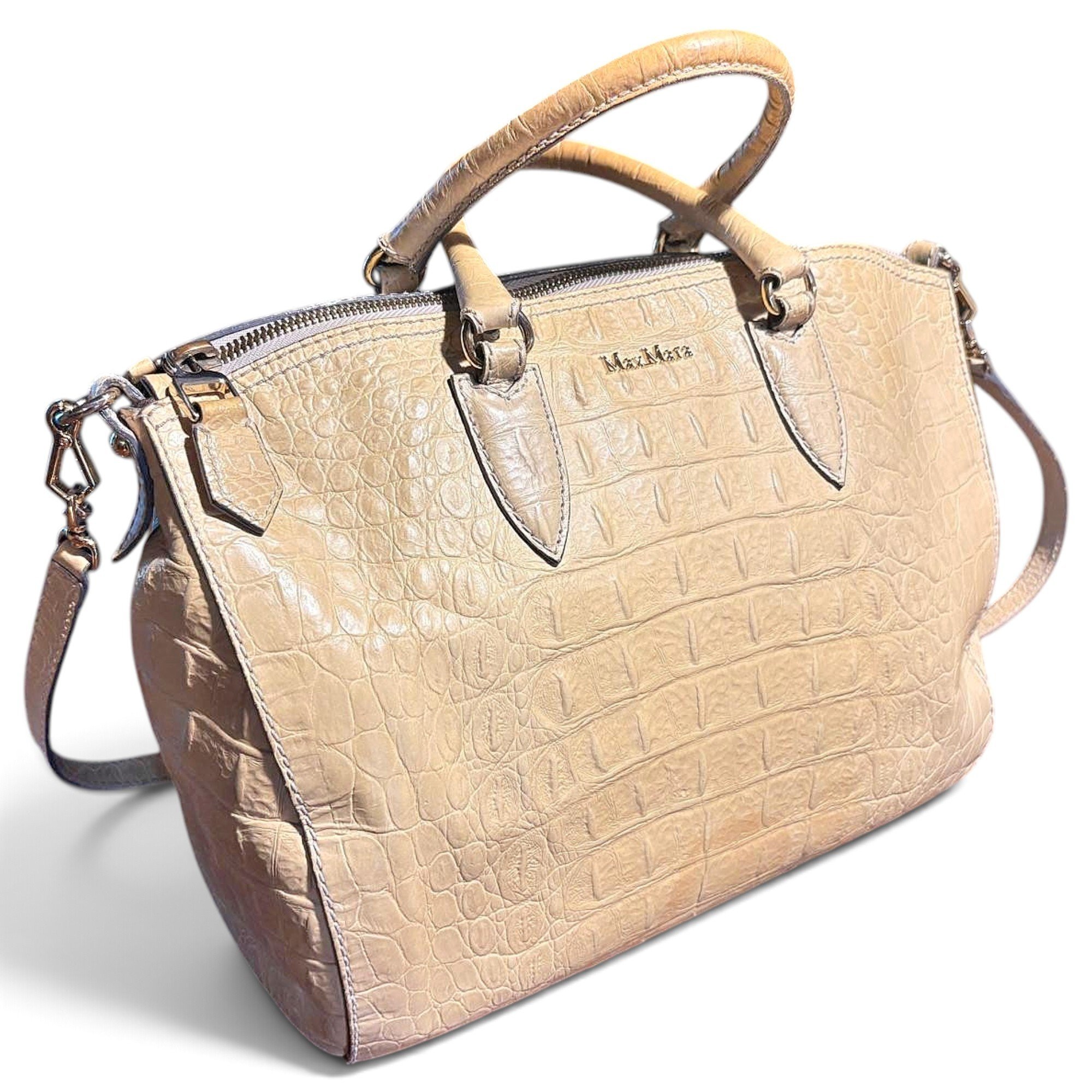 Leather tote