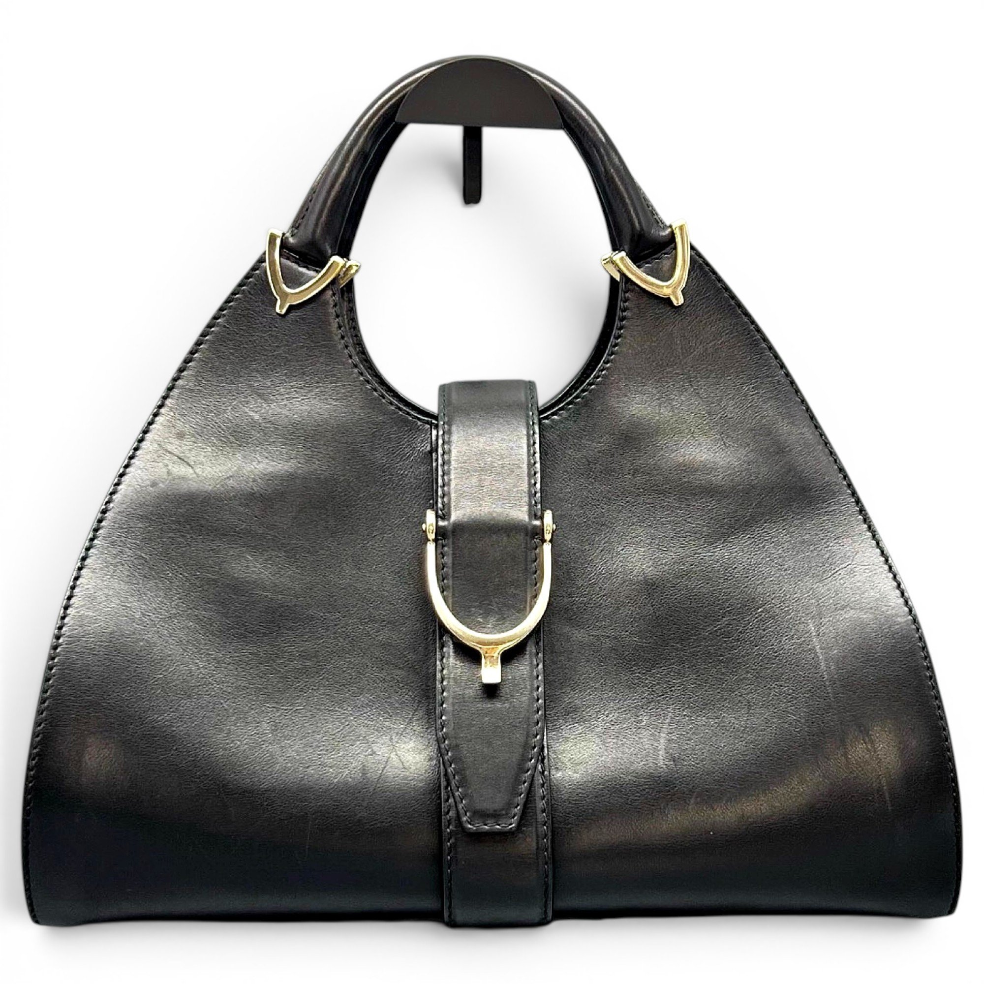 Stirrup leather handbag