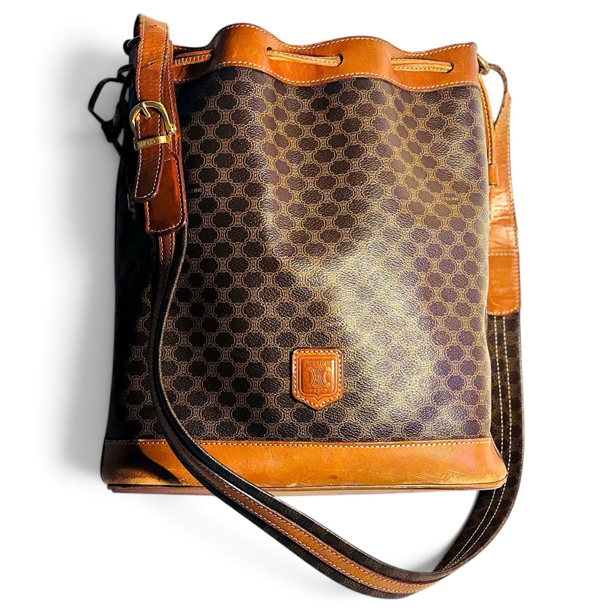 SAC SEAU leather handbag