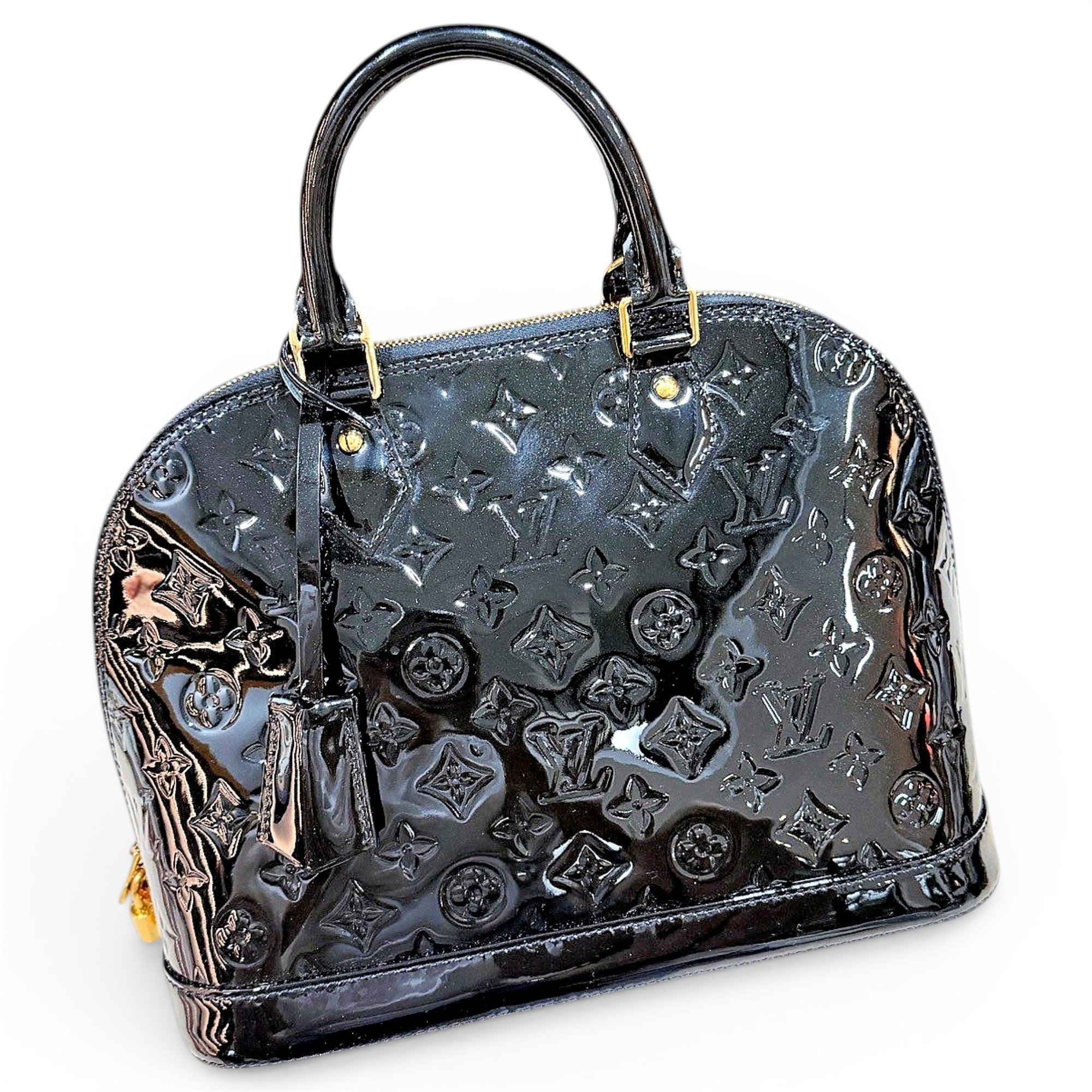 Alma patent leather handbag