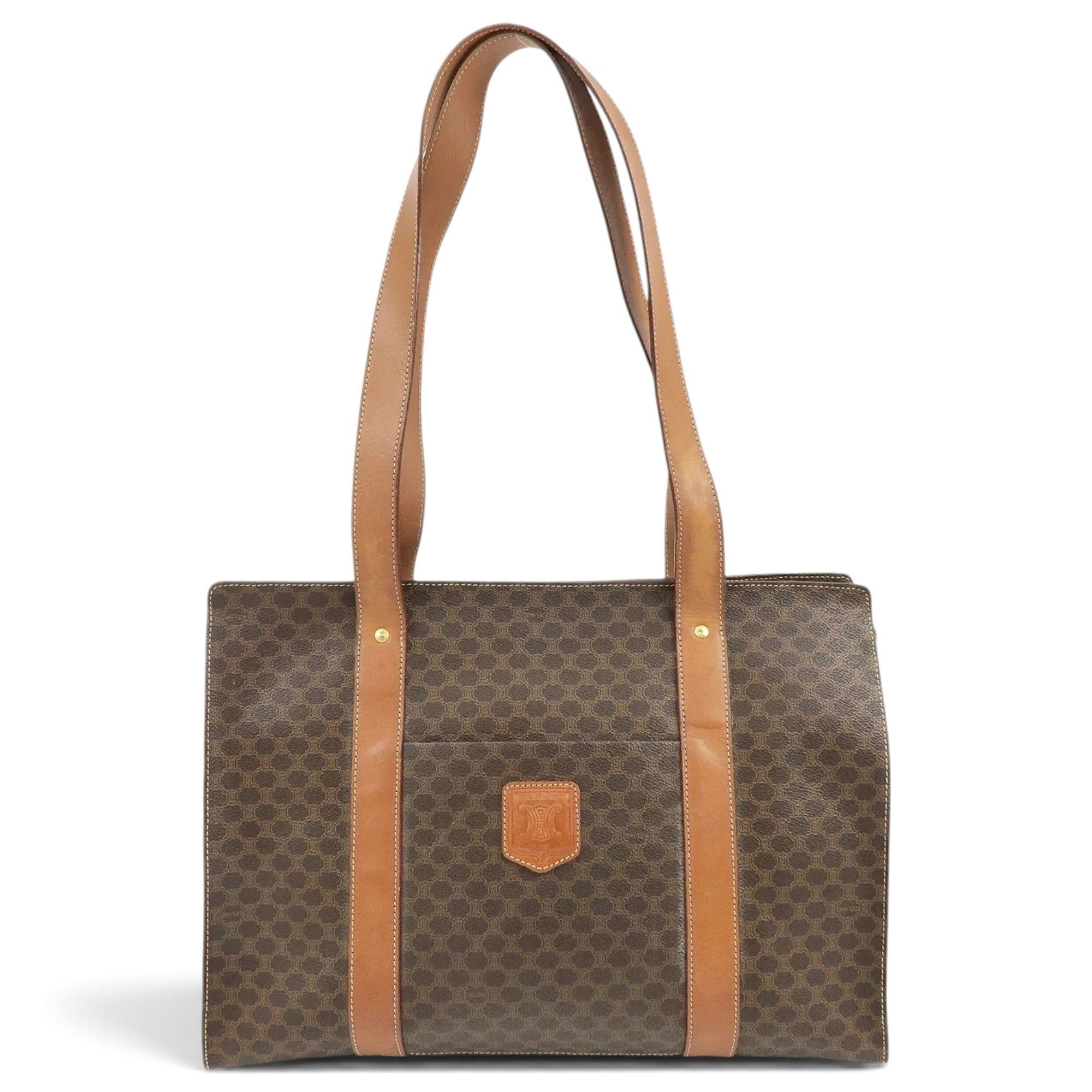 Cabas leather tote