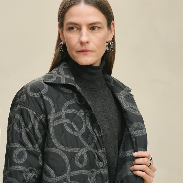 Gris Charbon "Palefroi Remix" Reversible Overshirt