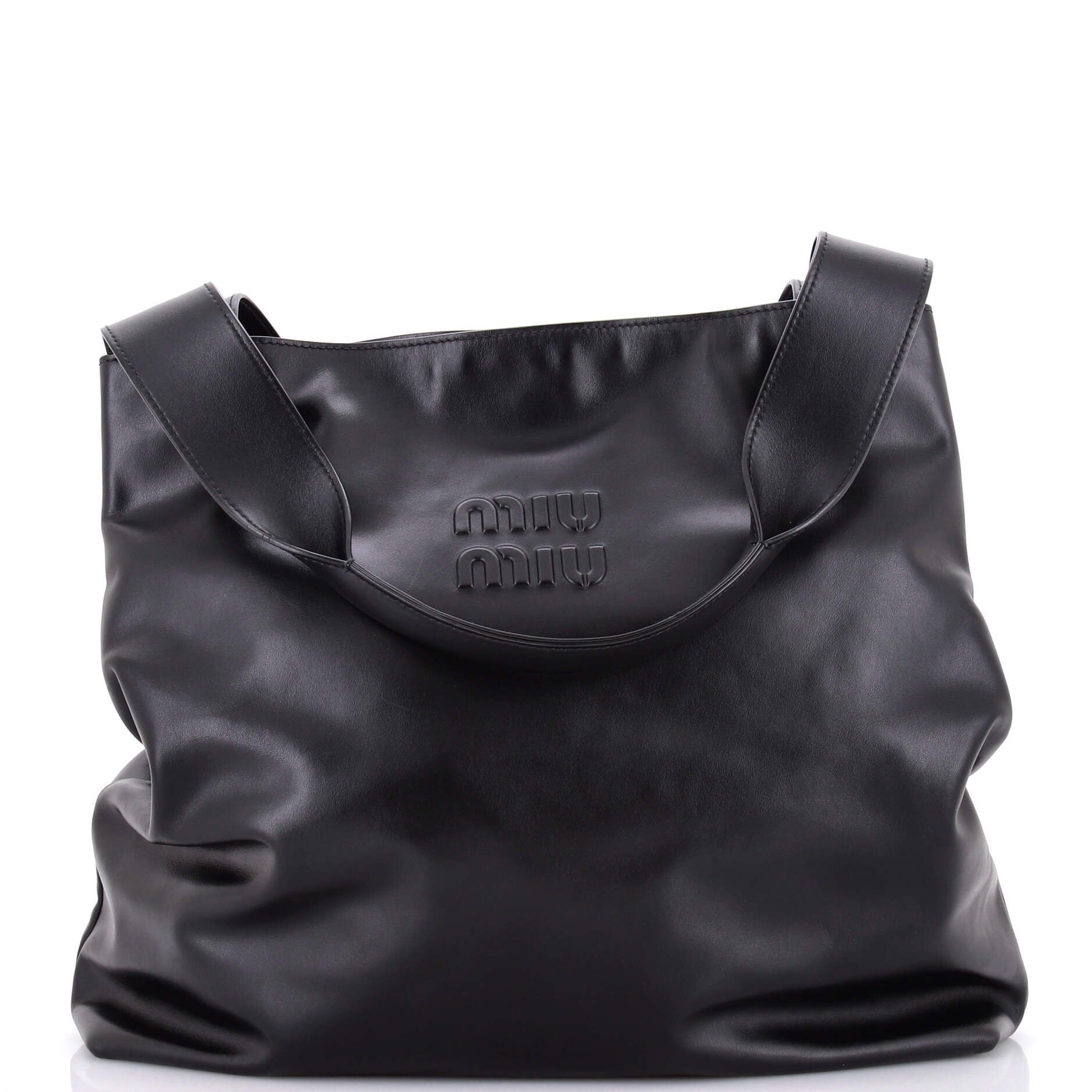 Leather tote