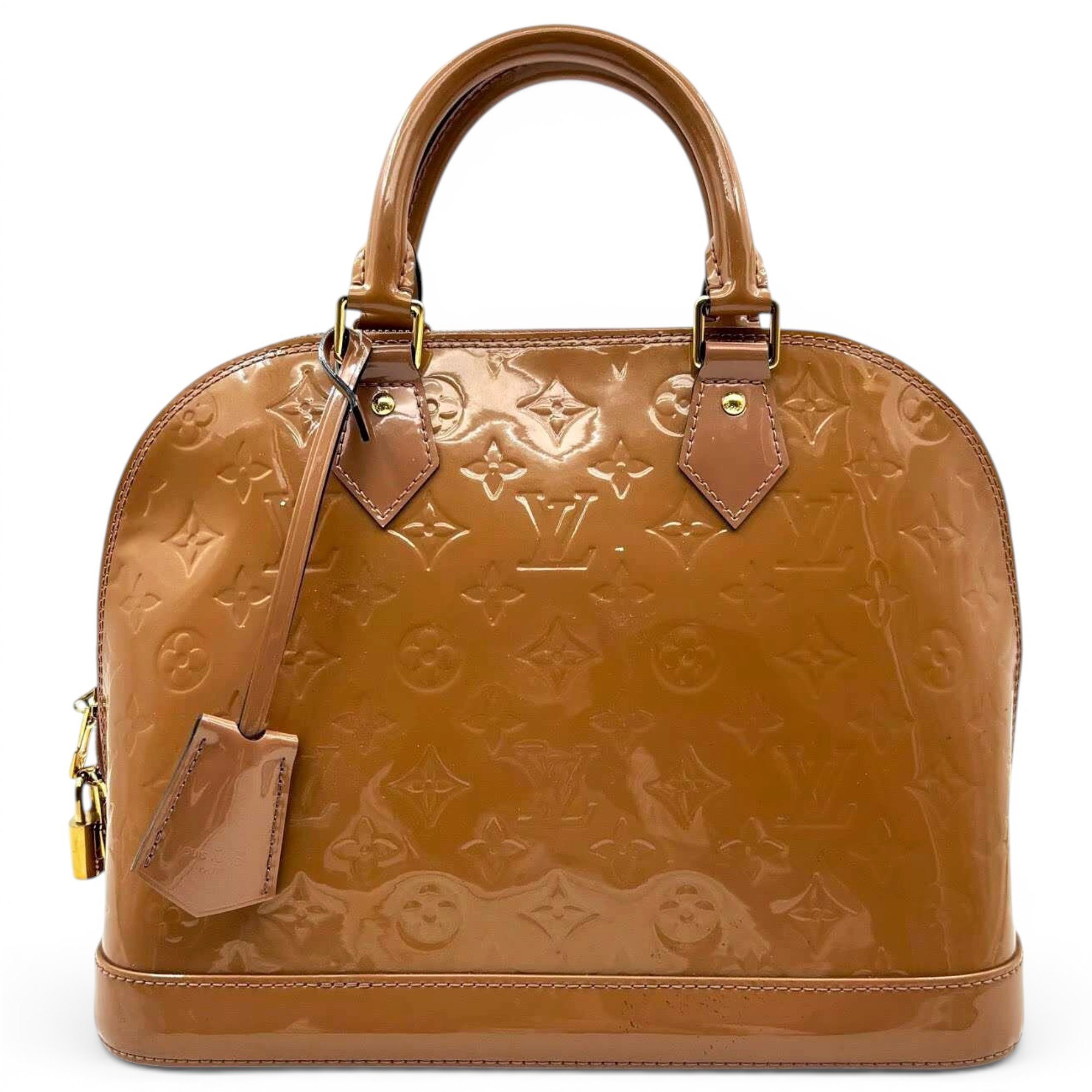 Alma patent leather handbag