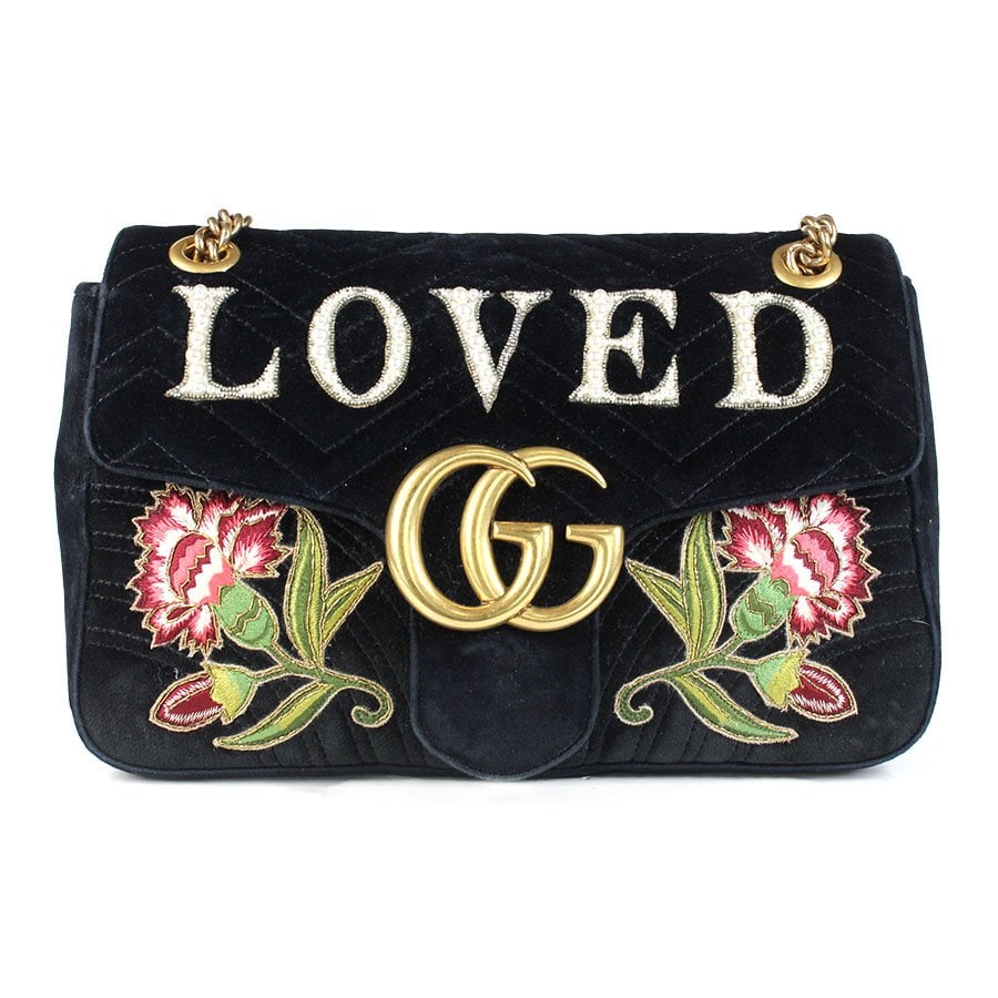 GG Marmont velvet handbag