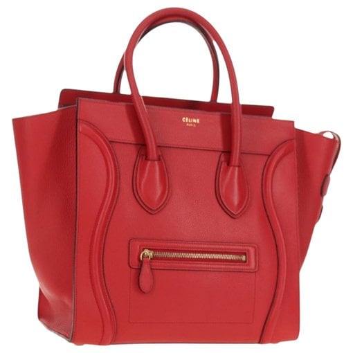Luggage leather handbag