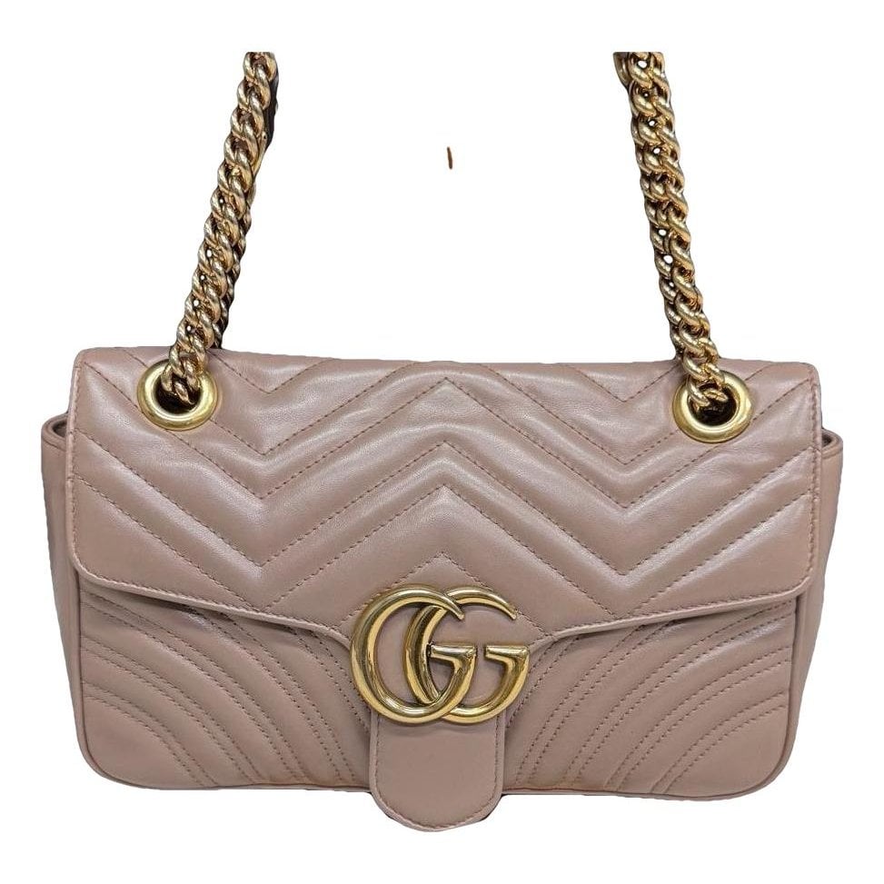 GG Marmont Flap leather crossbody bag