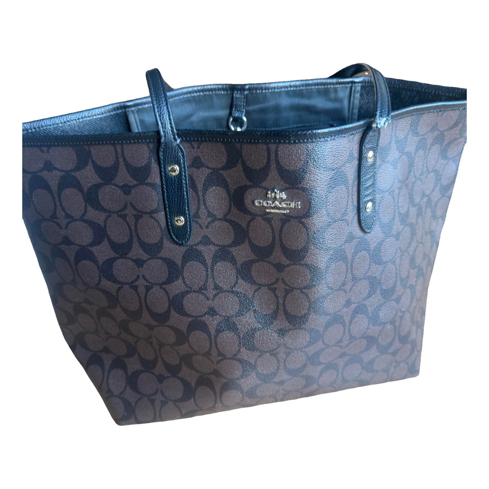 CITY ZIP TOTE leather tote