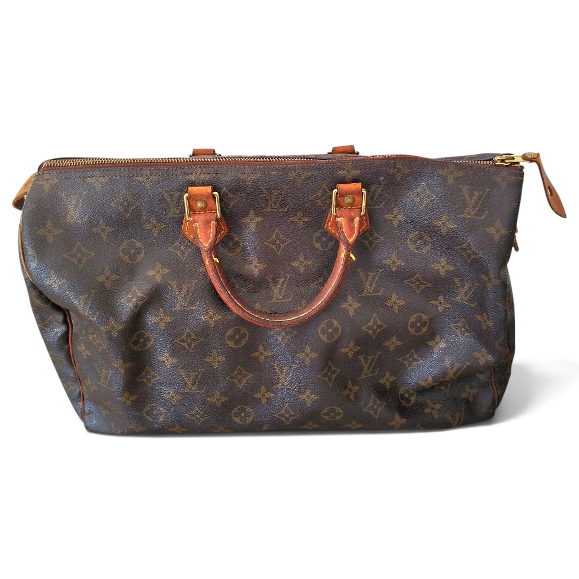 Speedy leather handbag