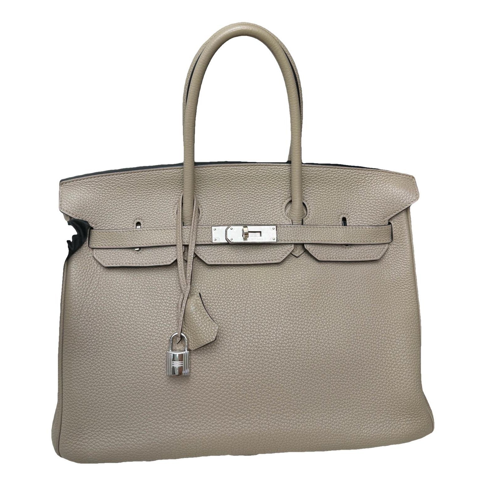 Birkin 35 leather handbag