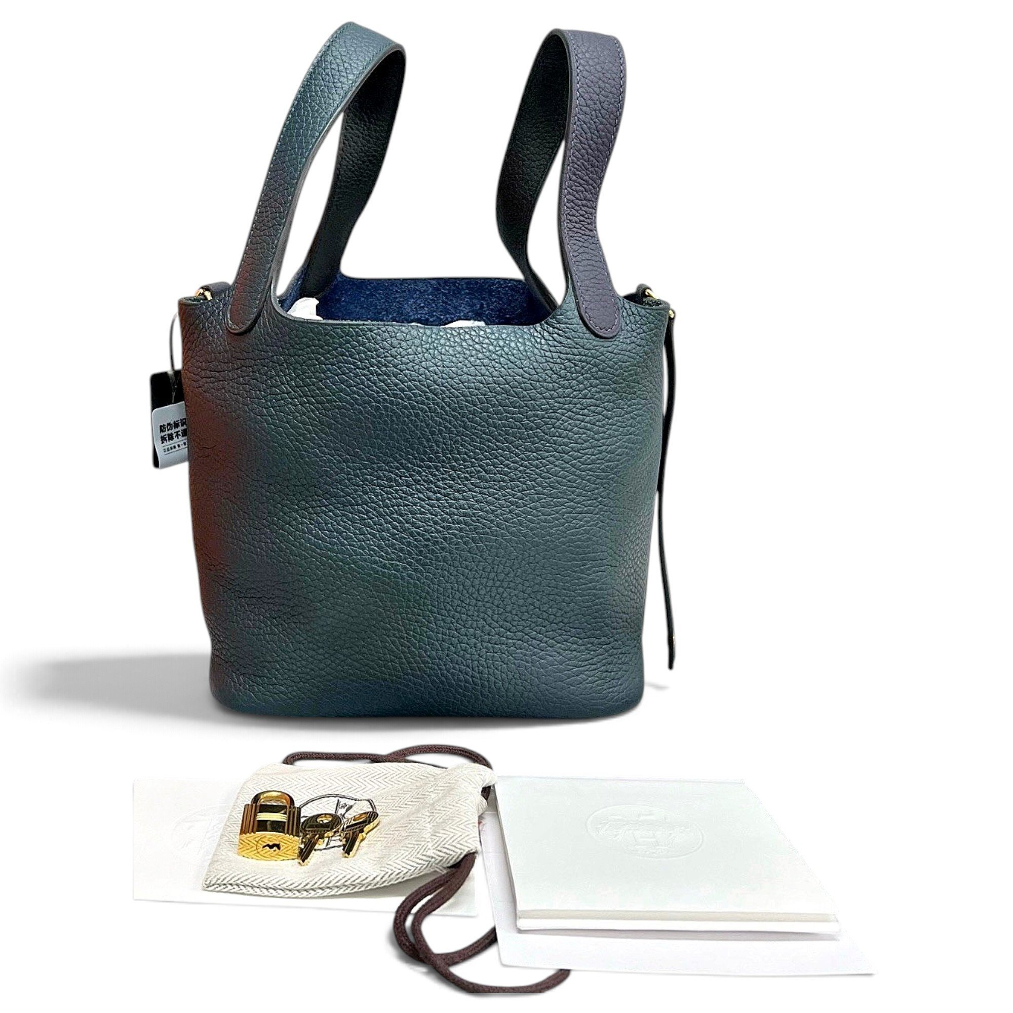 Picotin leather handbag
