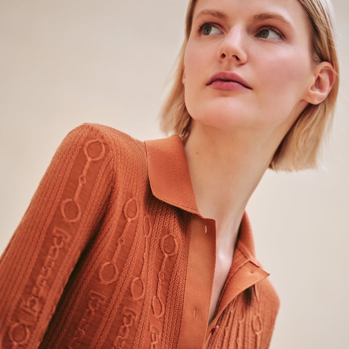 Orange Canyon Shirt Cardigan