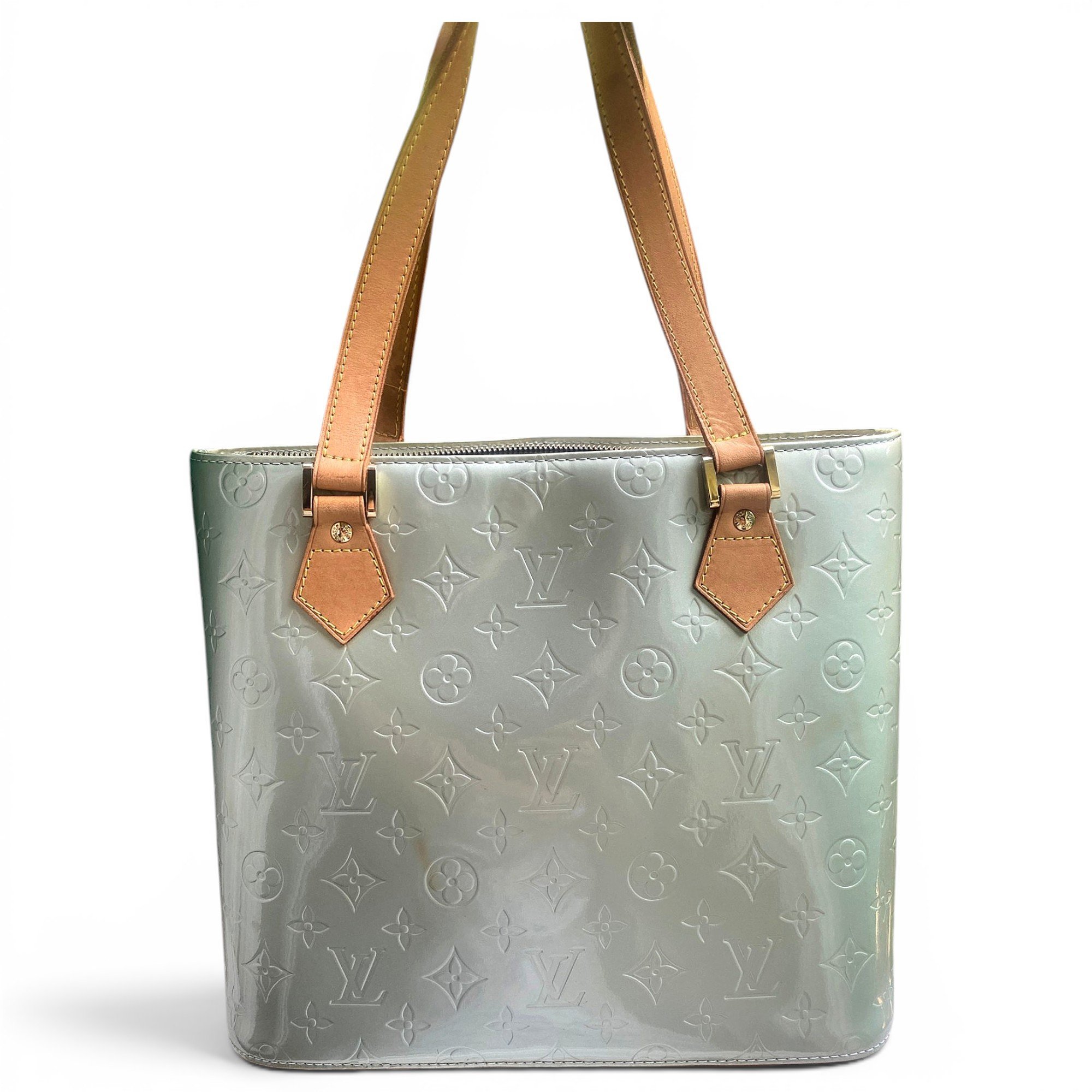 Houston patent leather handbag