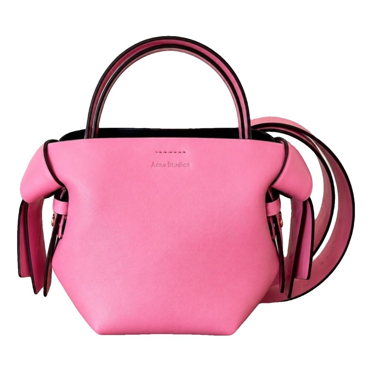 Musubi leather crossbody bag