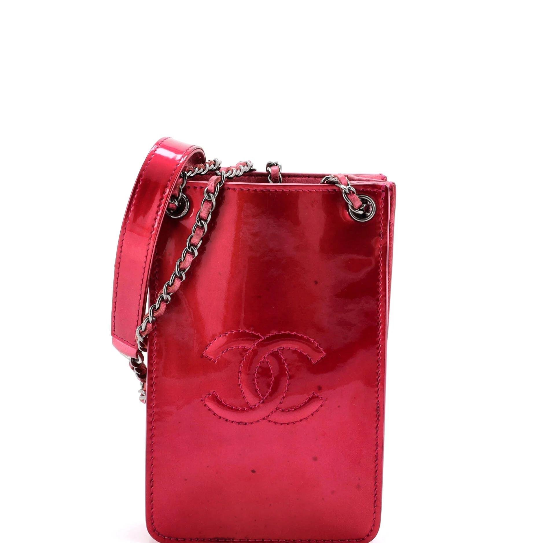 Patent leather crossbody bag