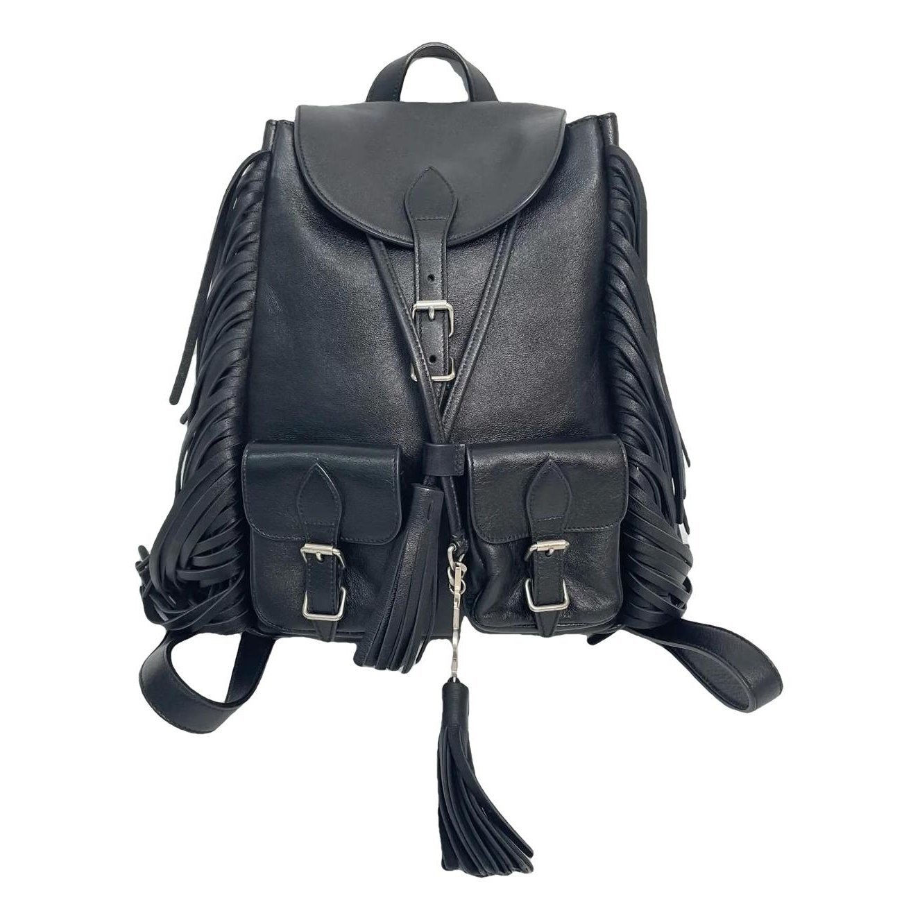 Leather backpack