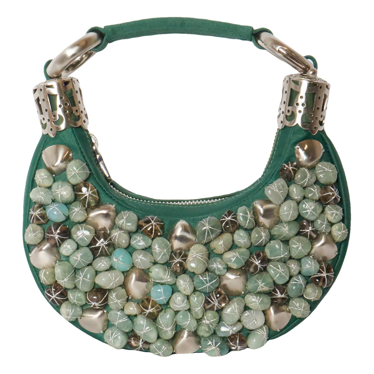 Silk handbag