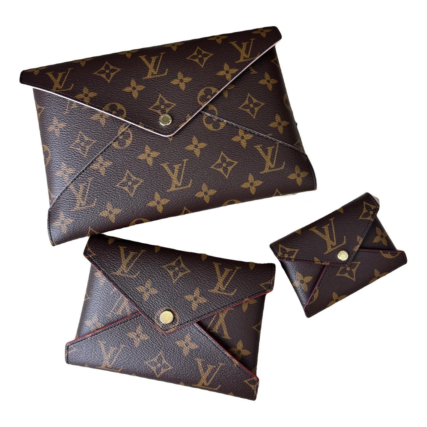 Leather clutch bag