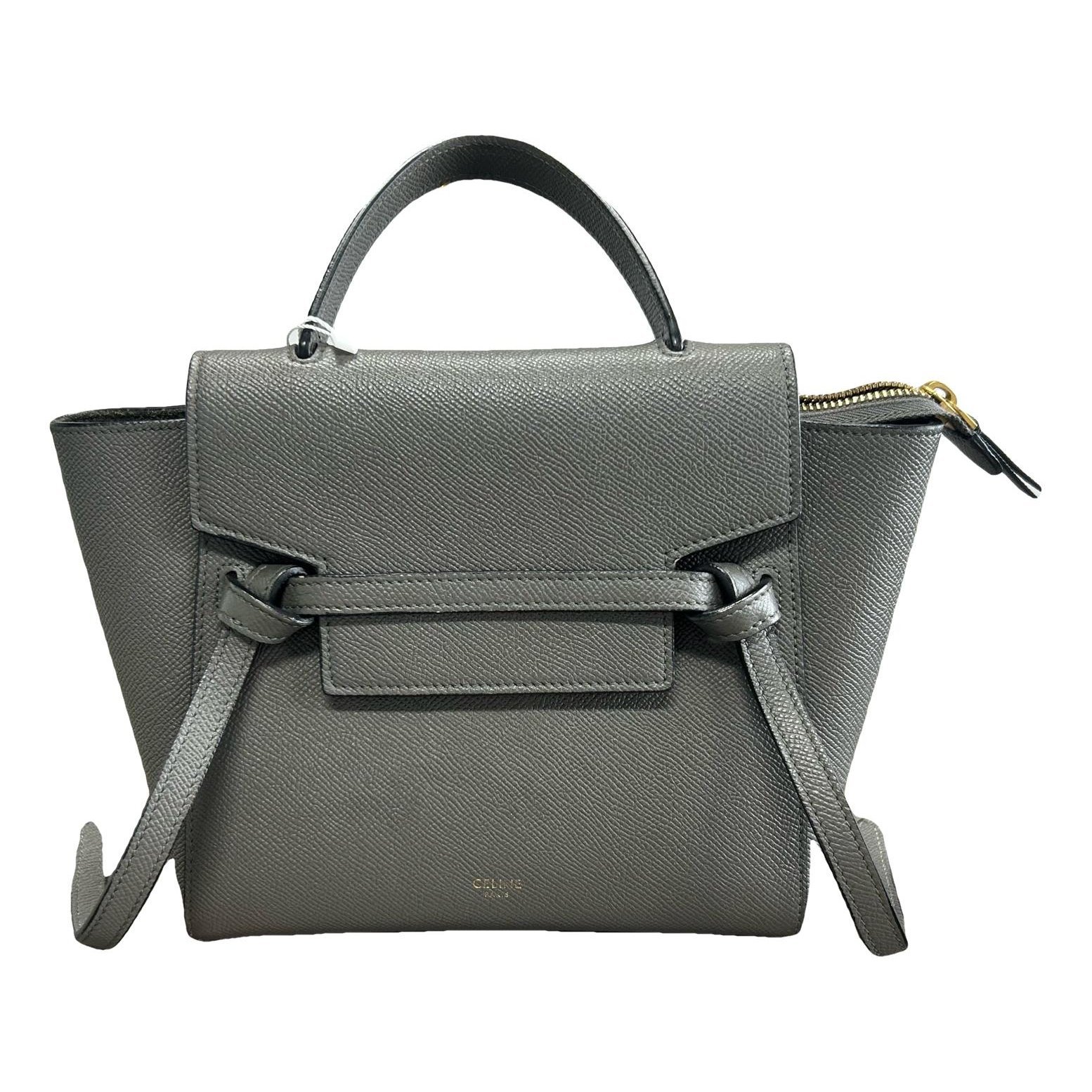Belt leather handbag