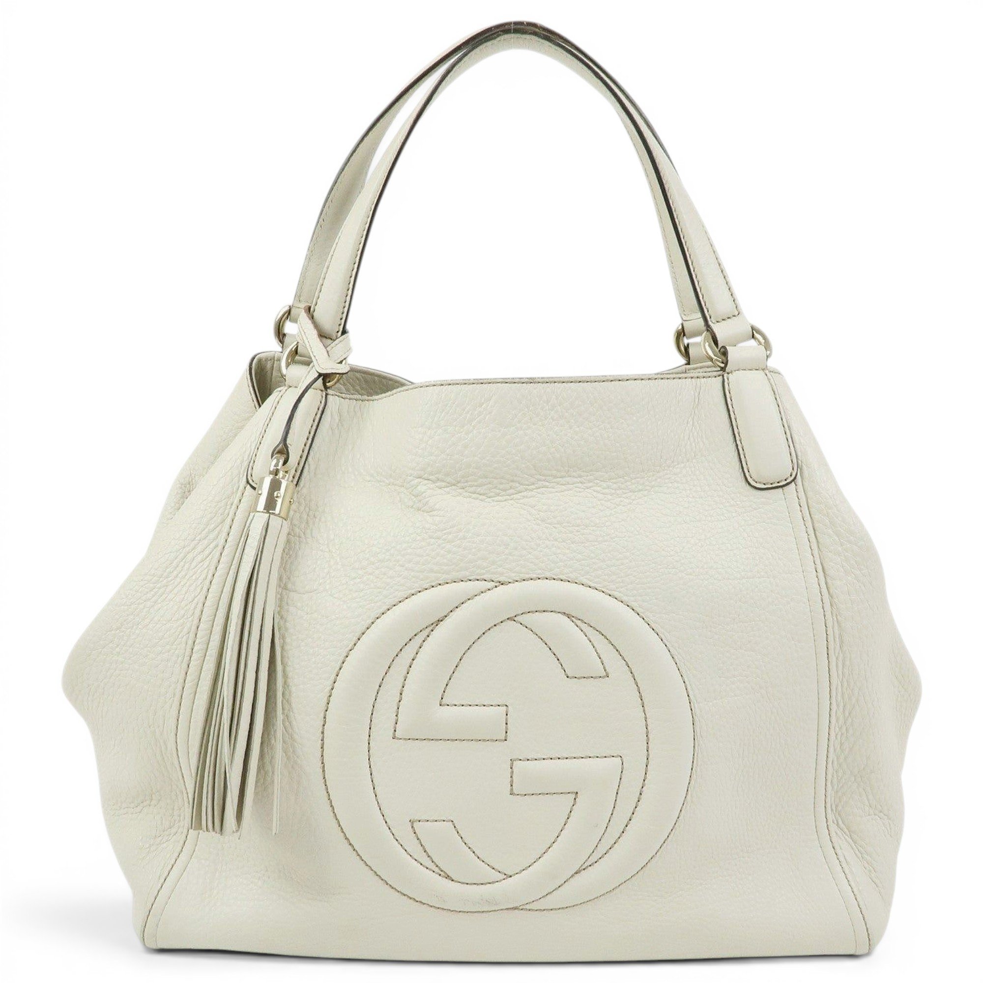 Soho pony-style calfskin handbag