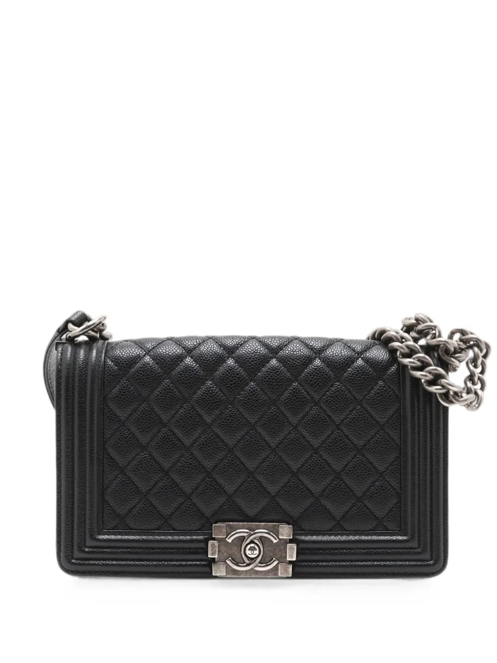2014-2015 Old Medium Quilted Caviar Boy Flap crossbody bag