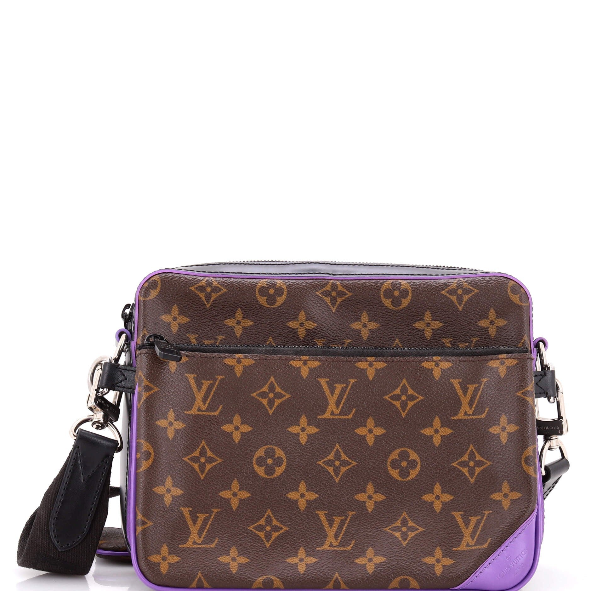 Trio Messenger Bag Macassar Monogram Canvas