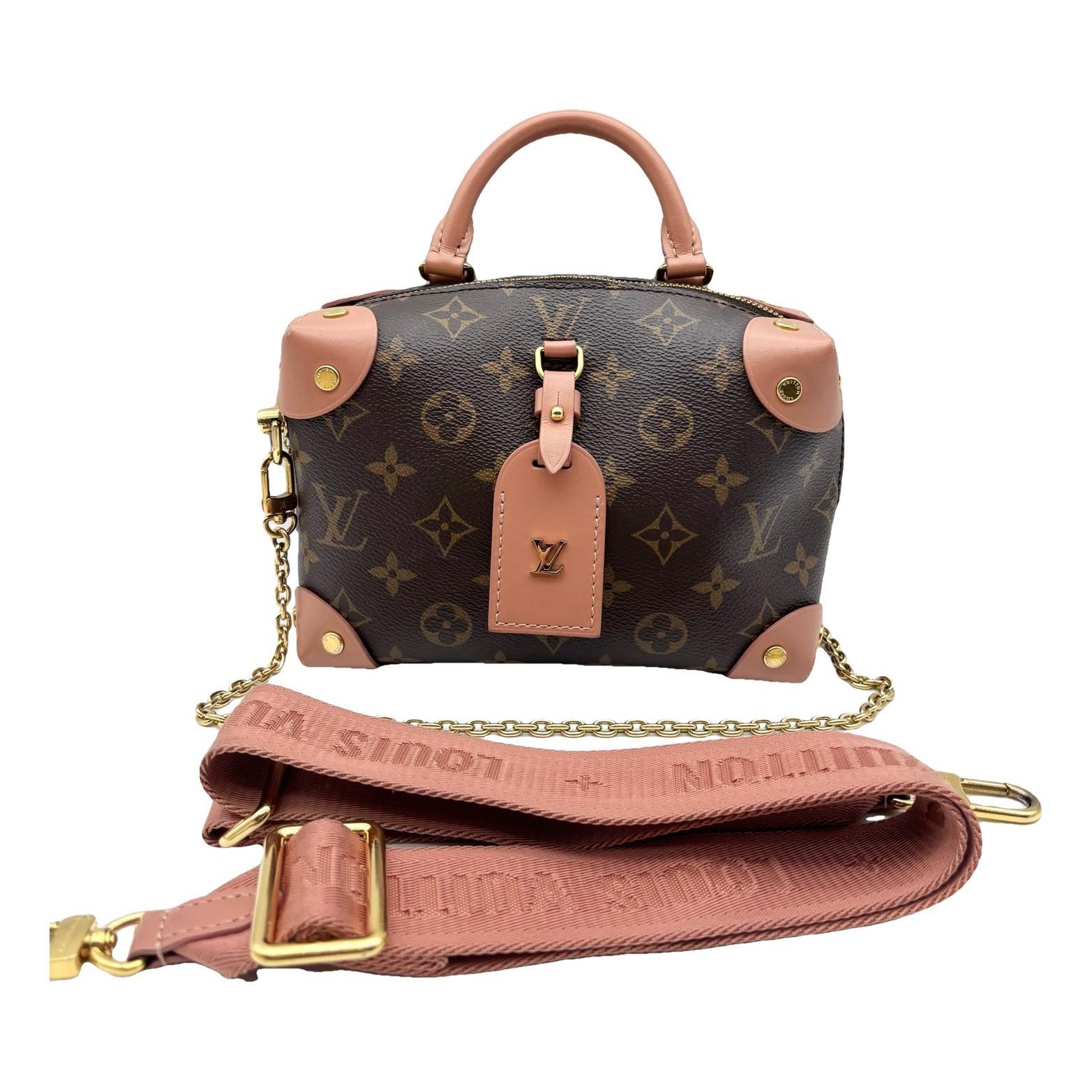 Petite Malle Souple leather handbag