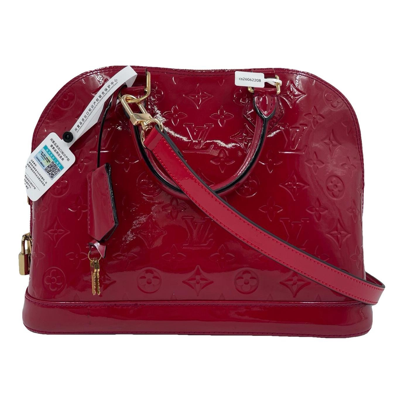 Alma patent leather crossbody bag