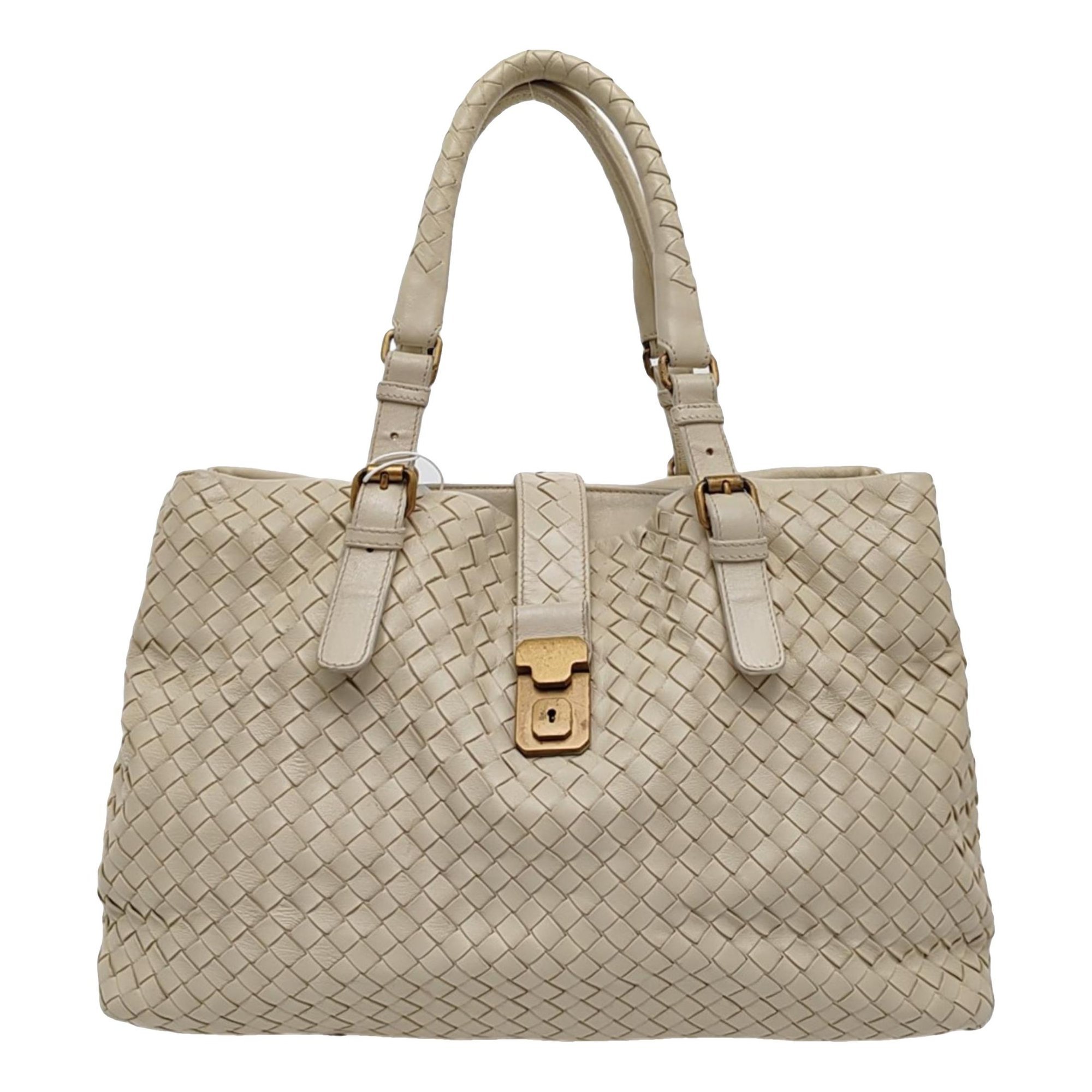 Roma leather tote