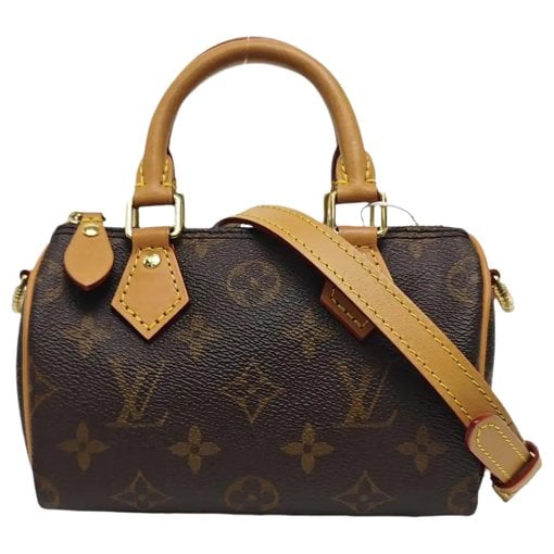 Nano Speedy / Mini HL leather handbag