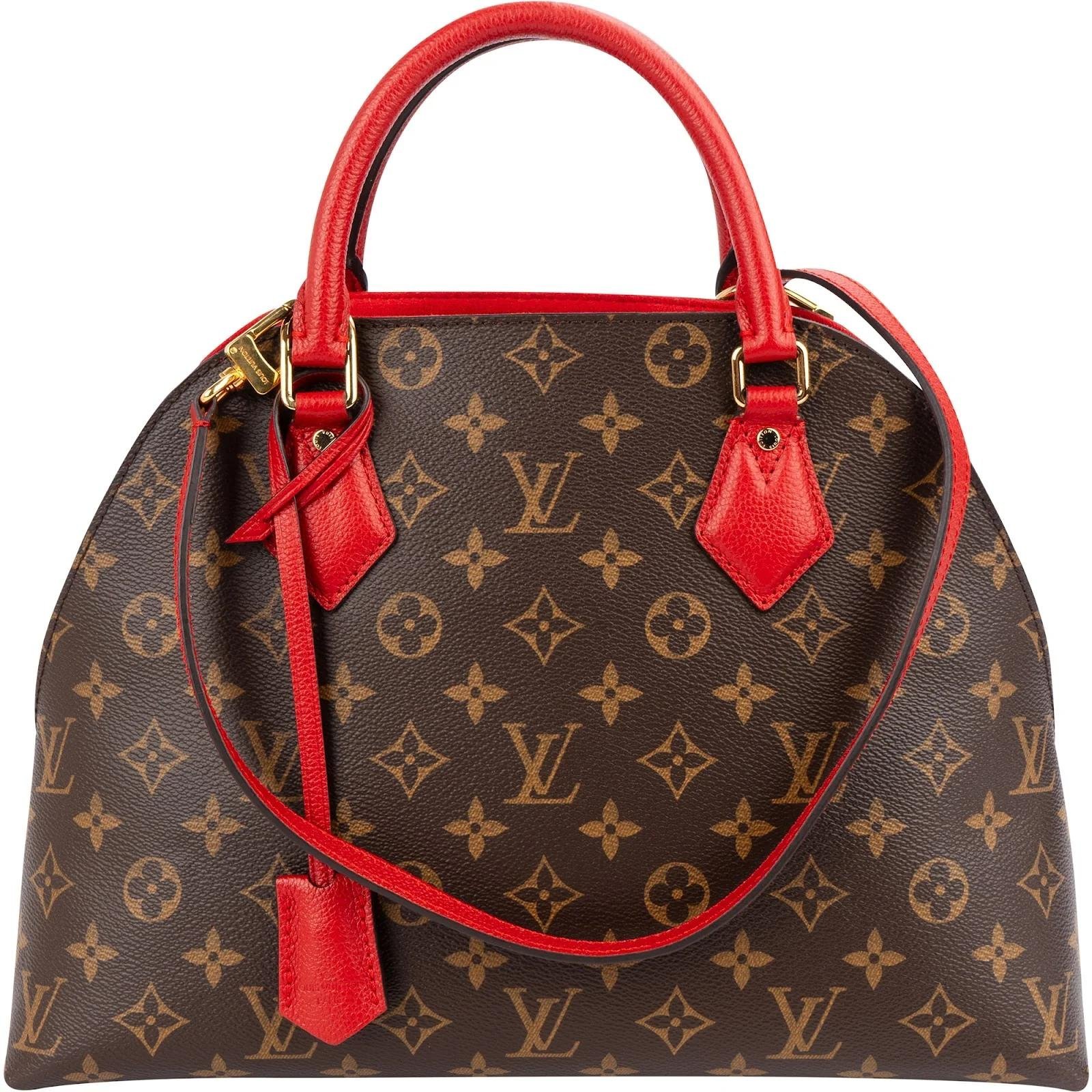 Louis Vuitton Alma leather handbag