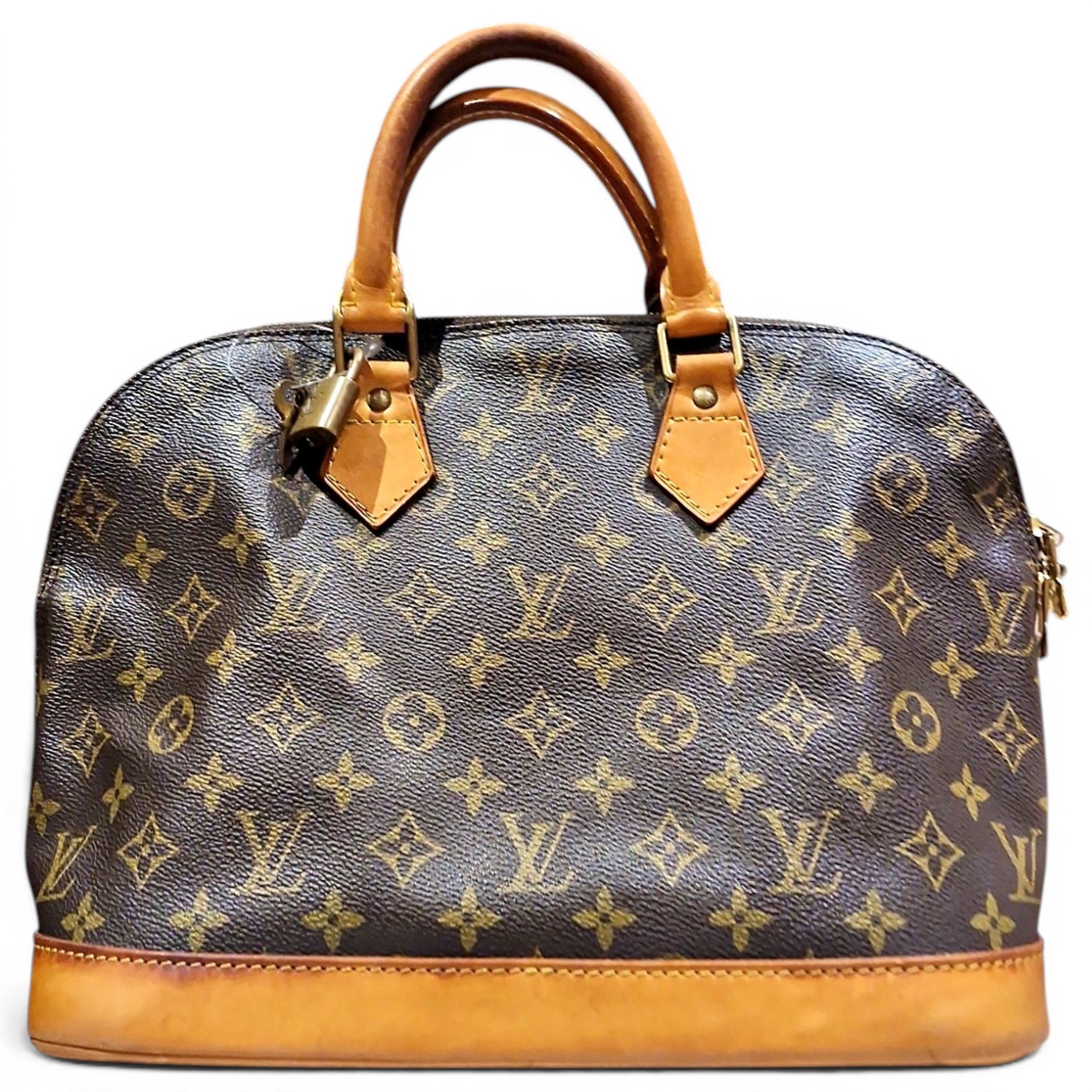 Alma leather handbag