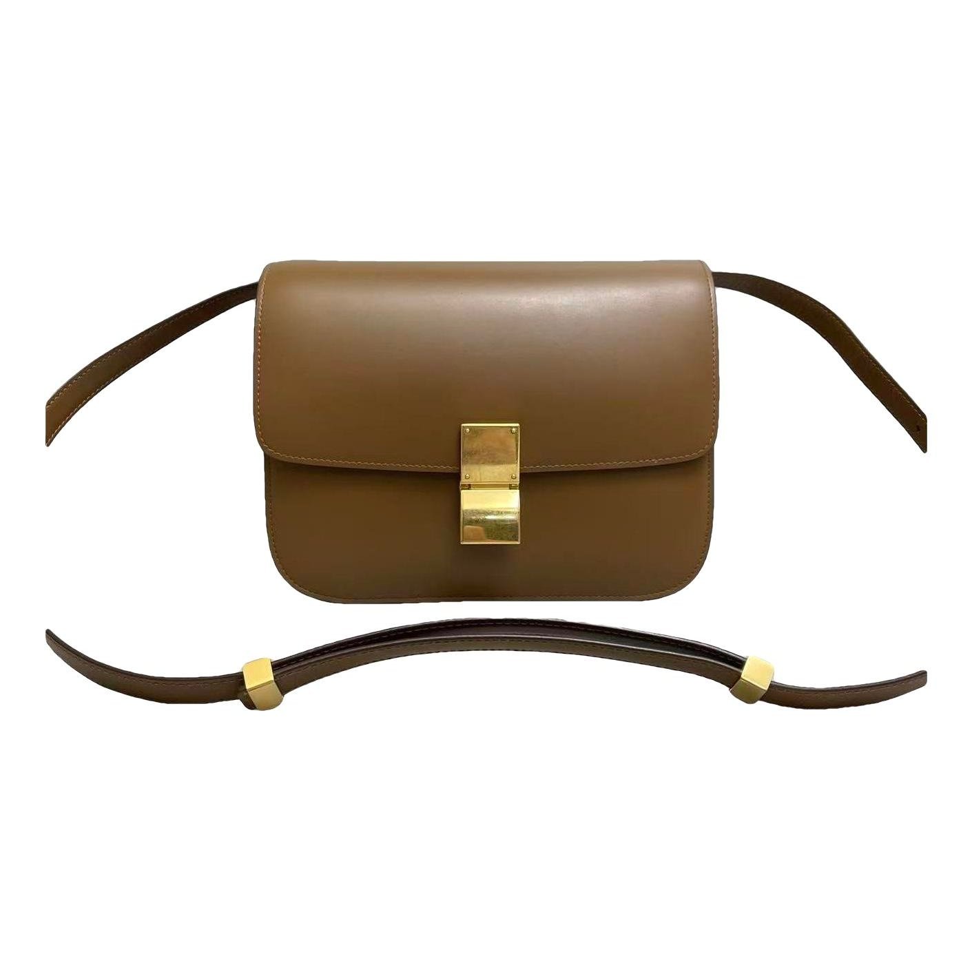 Classic leather handbag