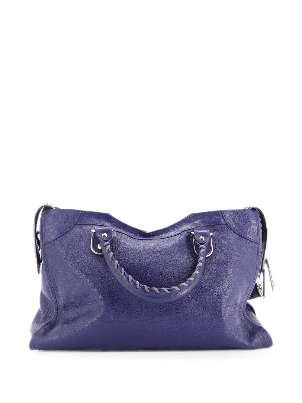 City Classic Metallic Edge Bag Leather Medium satchel