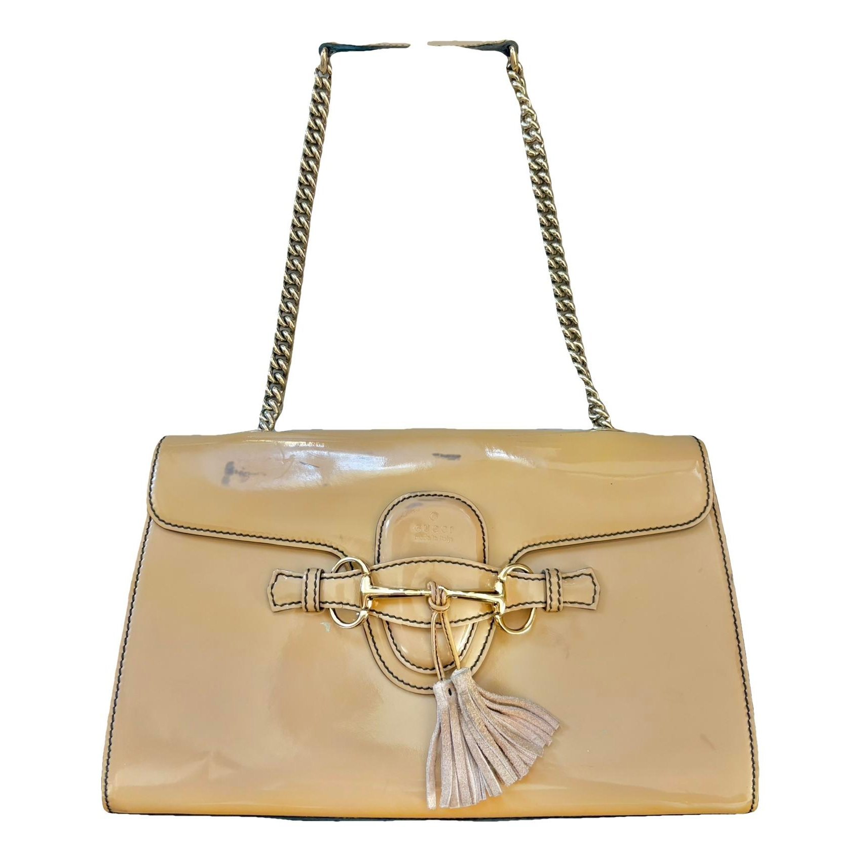 Emily patent leather handbag