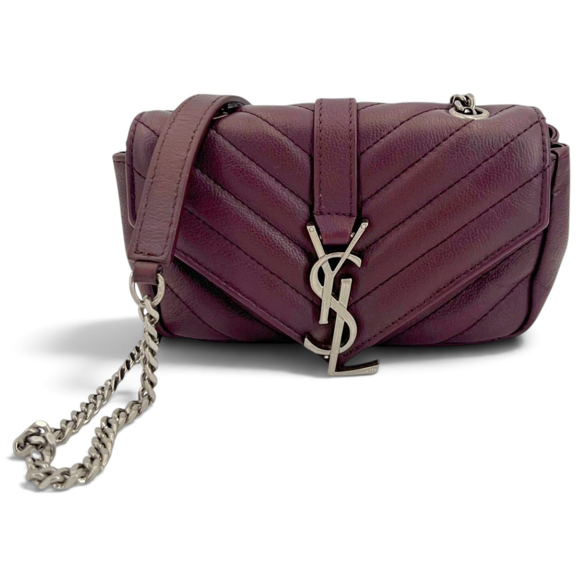Collége monogramme leather crossbody bag